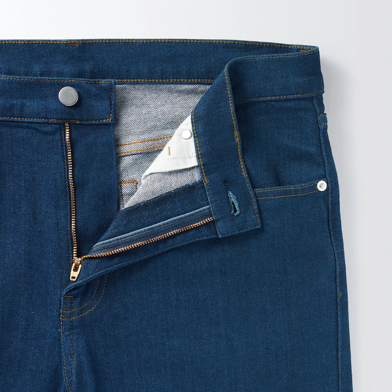 Men's Stretch Denim Slim Pants Blue (L 30inch / 76cm) - Image 9