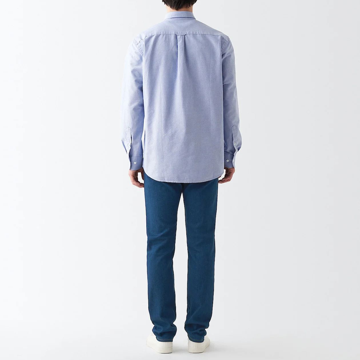 Men's Stretch Denim Slim Pants Blue (L 32inch / 82cm) - Image 6