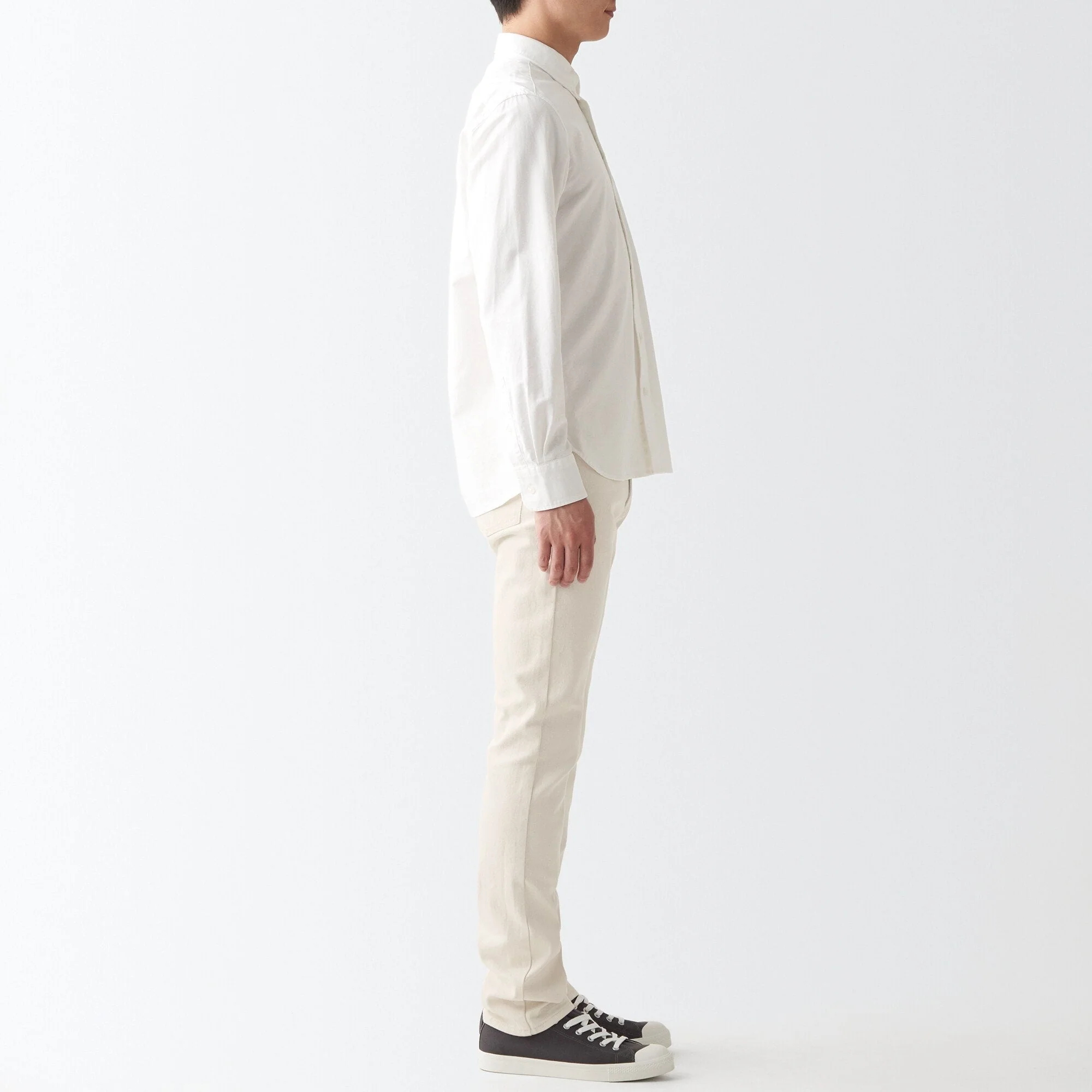 Men's Stretch Denim Slim Pants Natural (L 32inch / 82cm) - Image 5