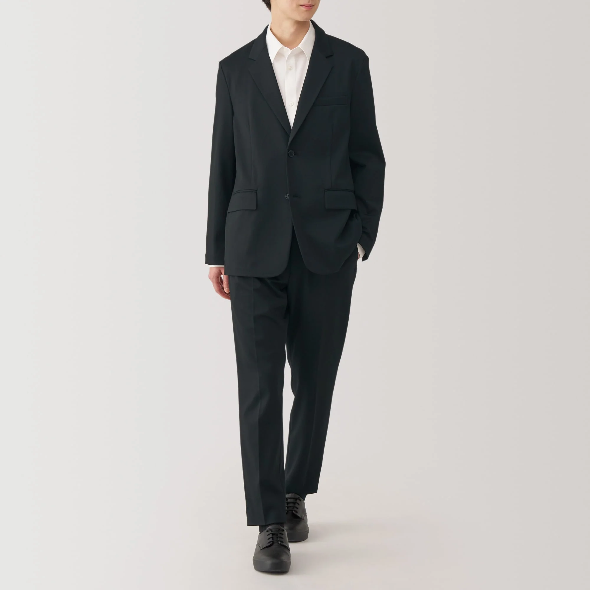 Men's Stretch Jersey Pants with No Darts - Image 14
