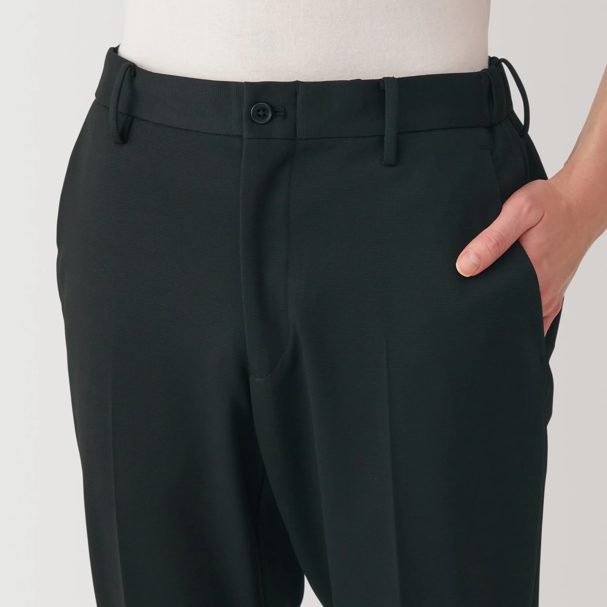 Men's Stretch Jersey Pants with No Darts - Image 17
