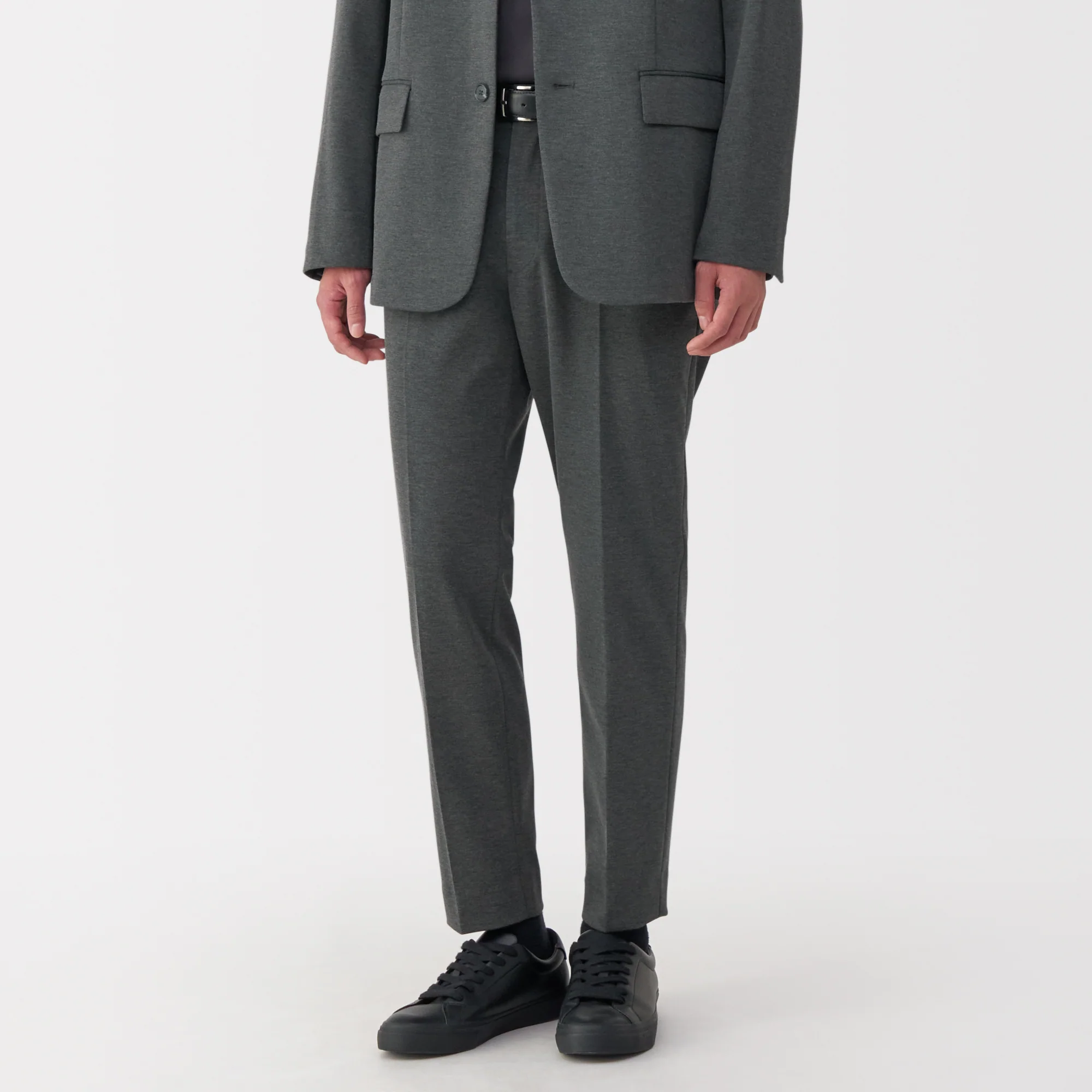 Men's Stretch Jersey Pants with No Darts - Image 3