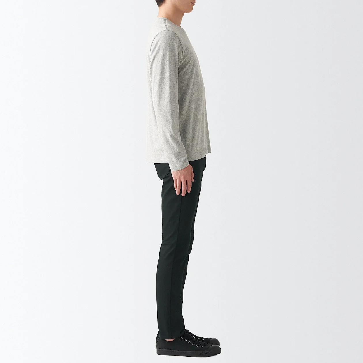 Men's Super Stretch Denim Skinny Pants Black (L 30inch / 76cm) - Image 6