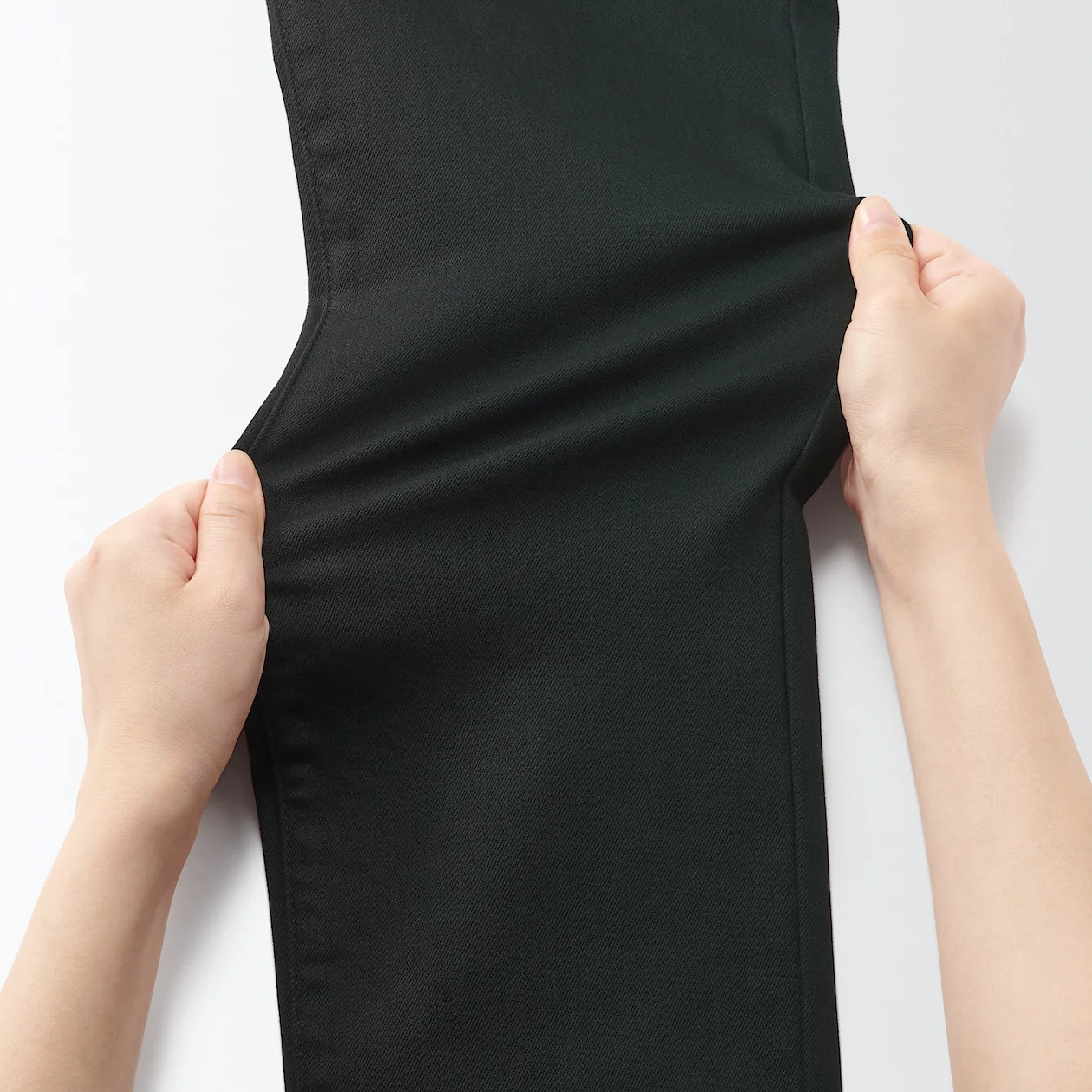 Men's Super Stretch Denim Skinny Pants Black (L 30inch / 76cm) - Image 11