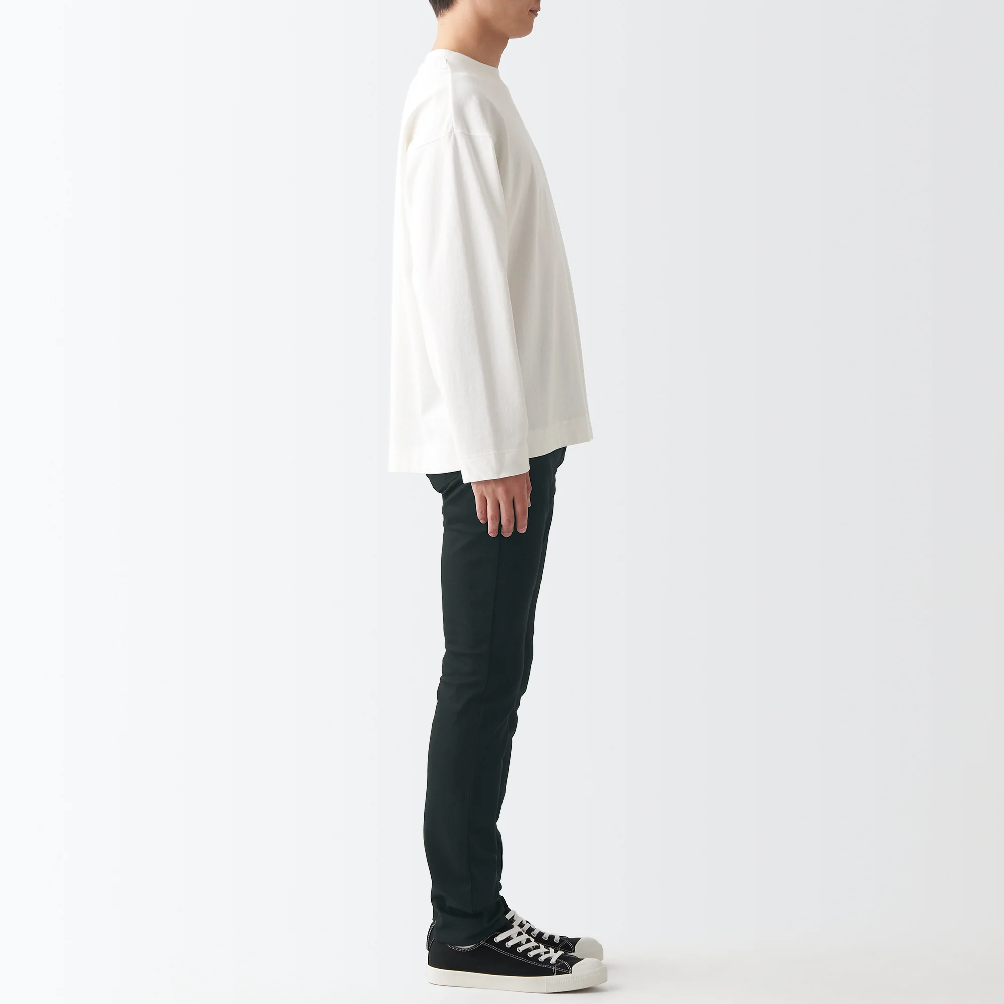 Men's Super Stretch Denim Skinny Pants Black (L32inch / 82cm) - Image 5