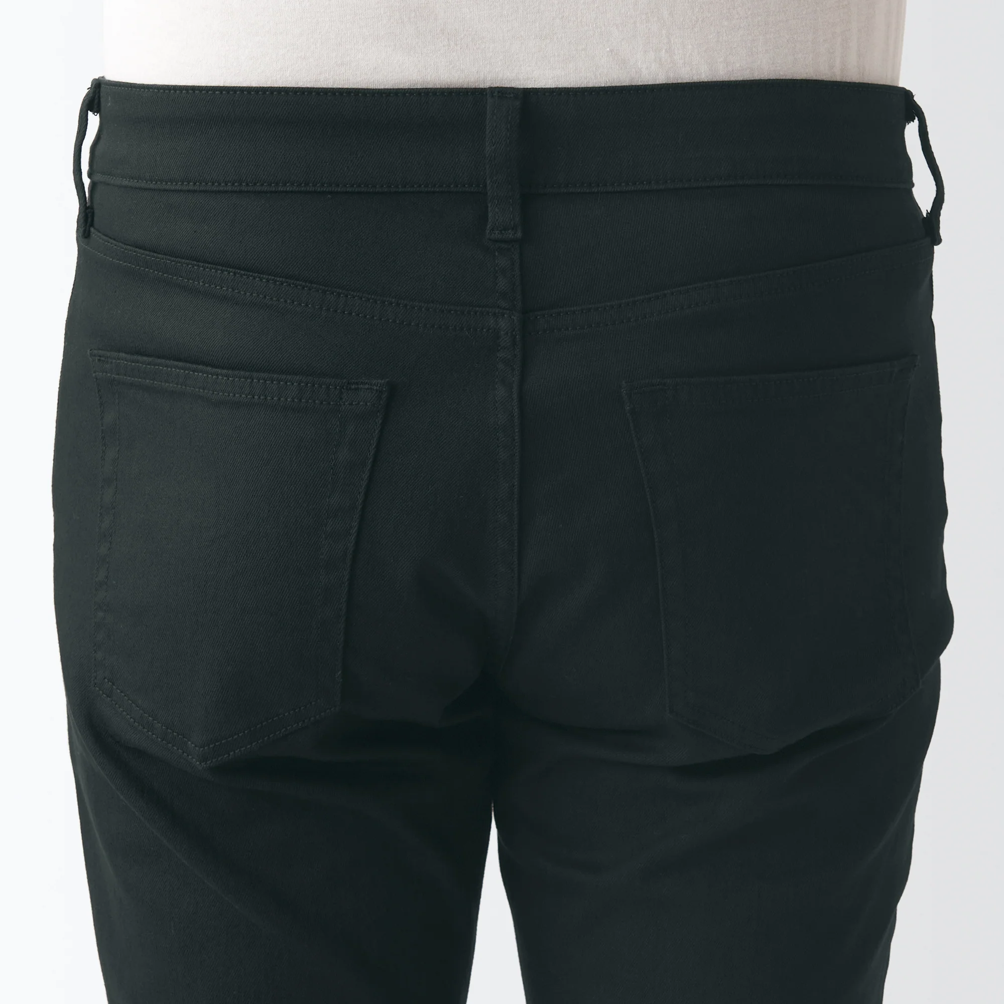 Men's Super Stretch Denim Skinny Pants Black (L32inch / 82cm) - Image 9
