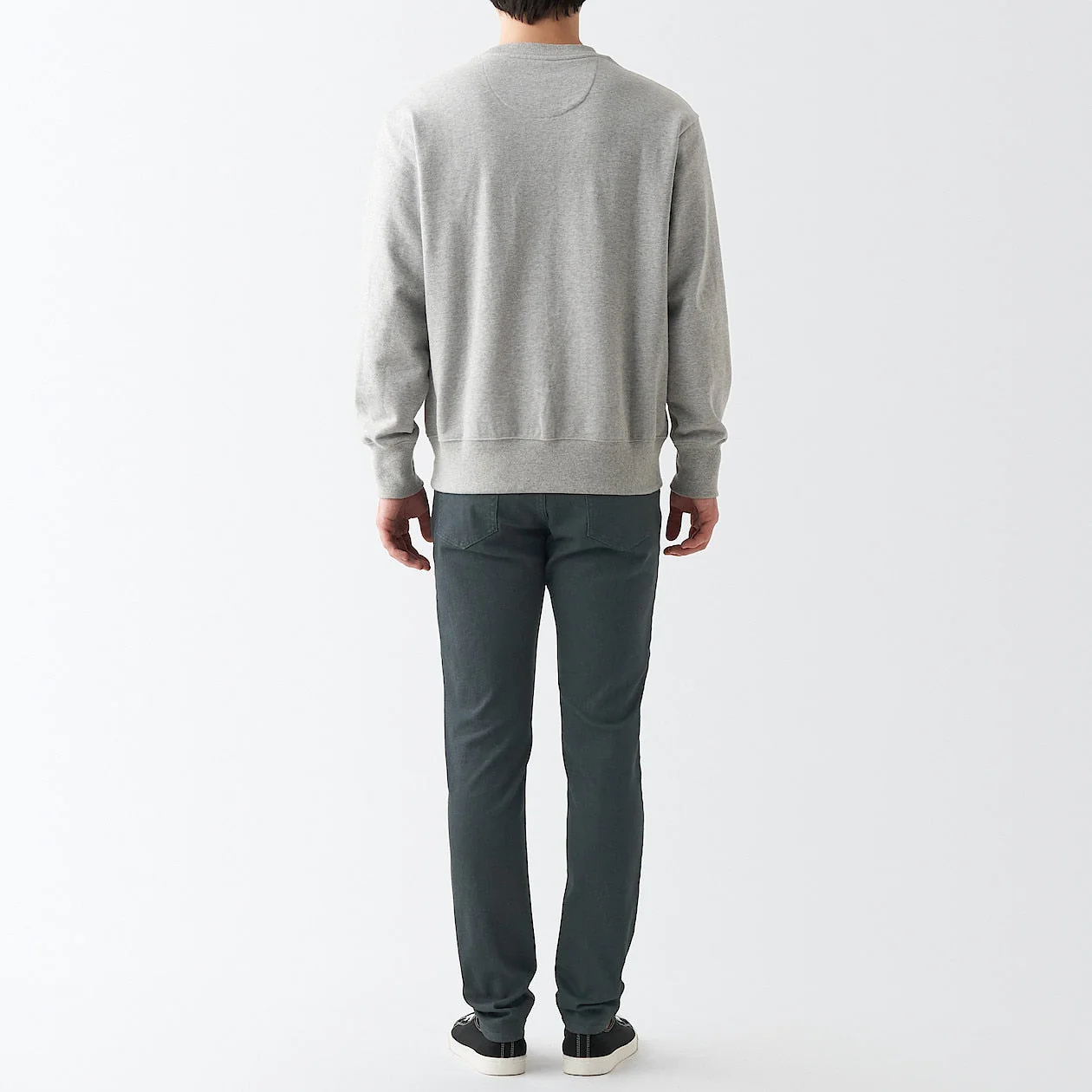 Men's Super Stretch Denim Skinny Pants Charcoal Grey (L 32inch / 82cm) - Image 6