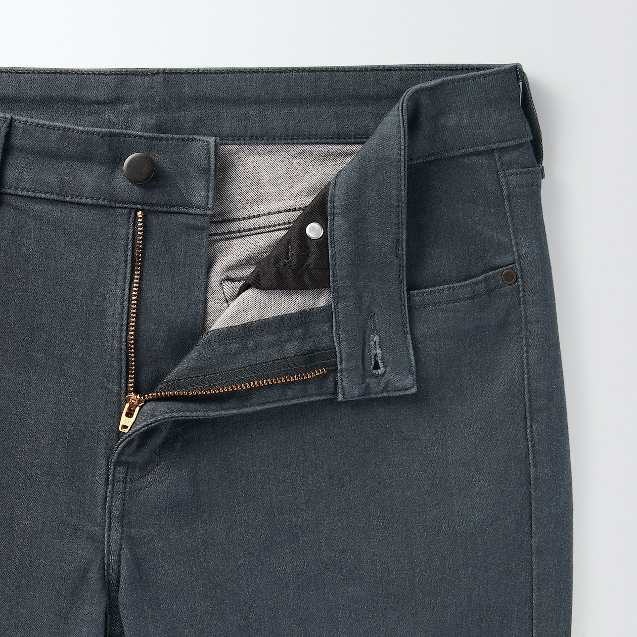 Men's Super Stretch Denim Skinny Pants Charcoal Grey (L 32inch / 82cm) - Image 9