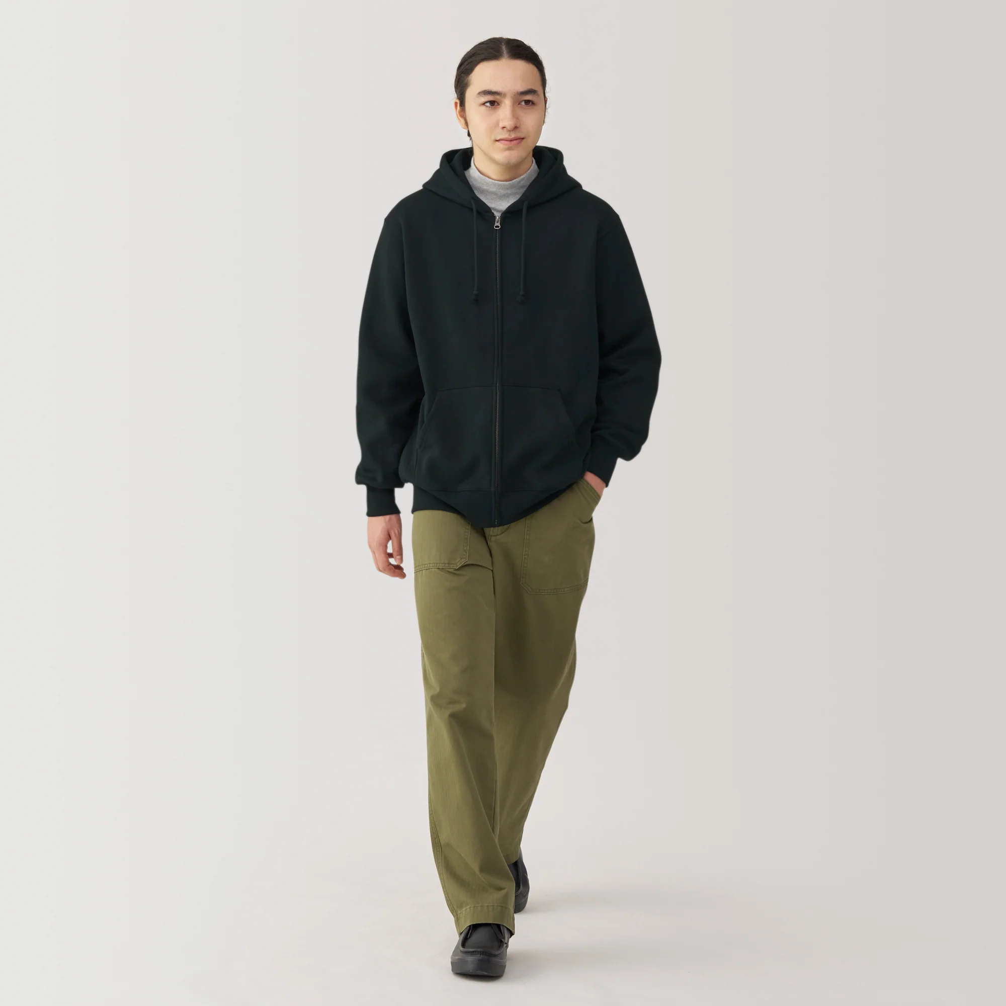 Men's Sweatshirt Full Zip Hoodie - Image 20