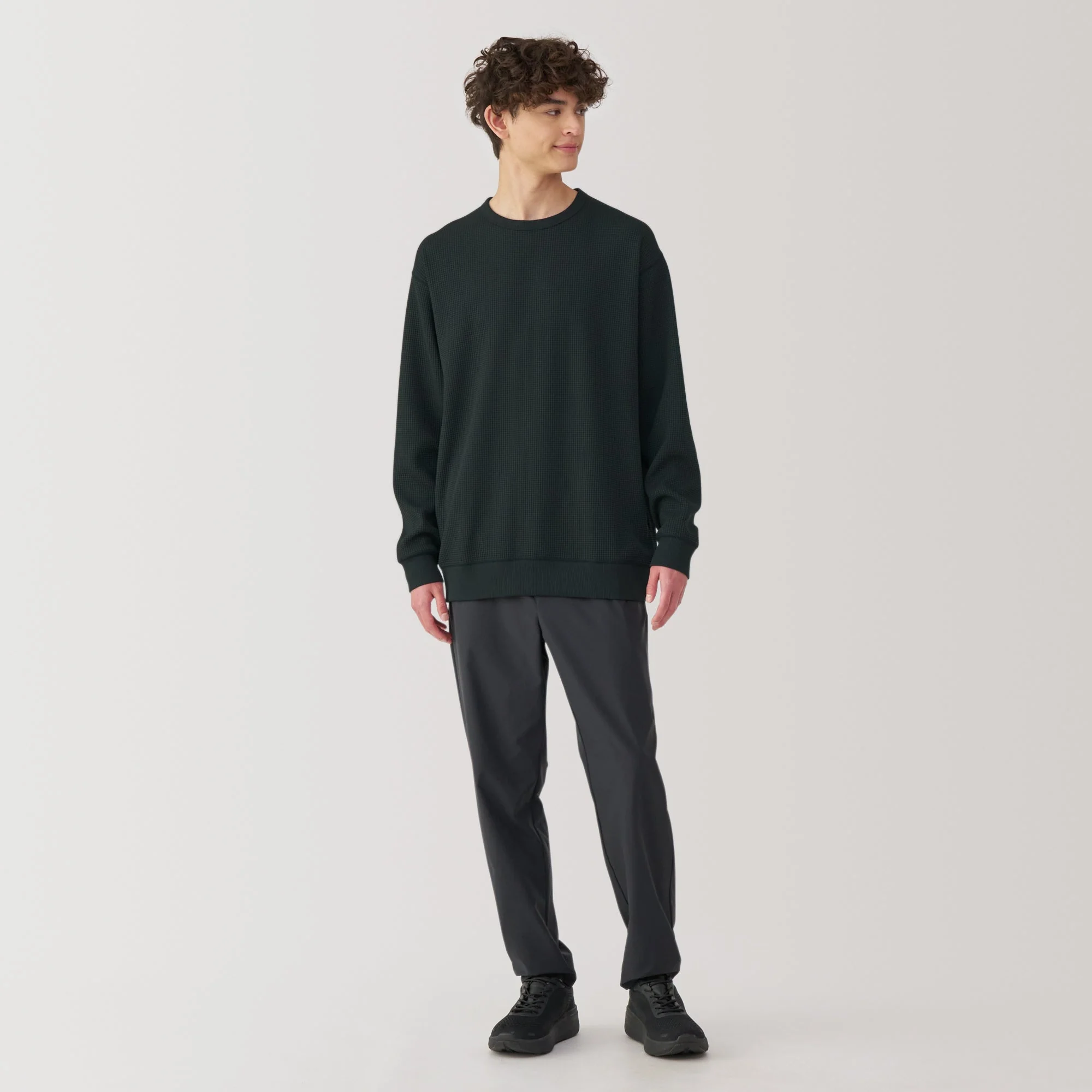 Men's UV Protection Quick Dry Waffle Long Sleeve T-Shirt - Image 18