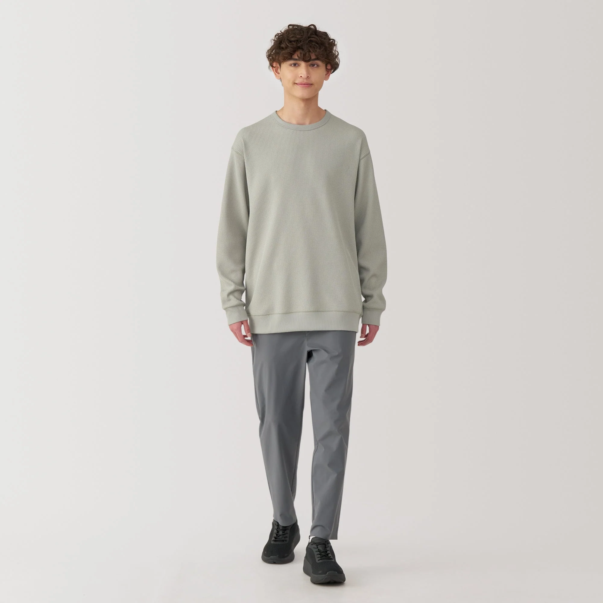 Men's UV Protection Quick Dry Waffle Long Sleeve T-Shirt - Image 25