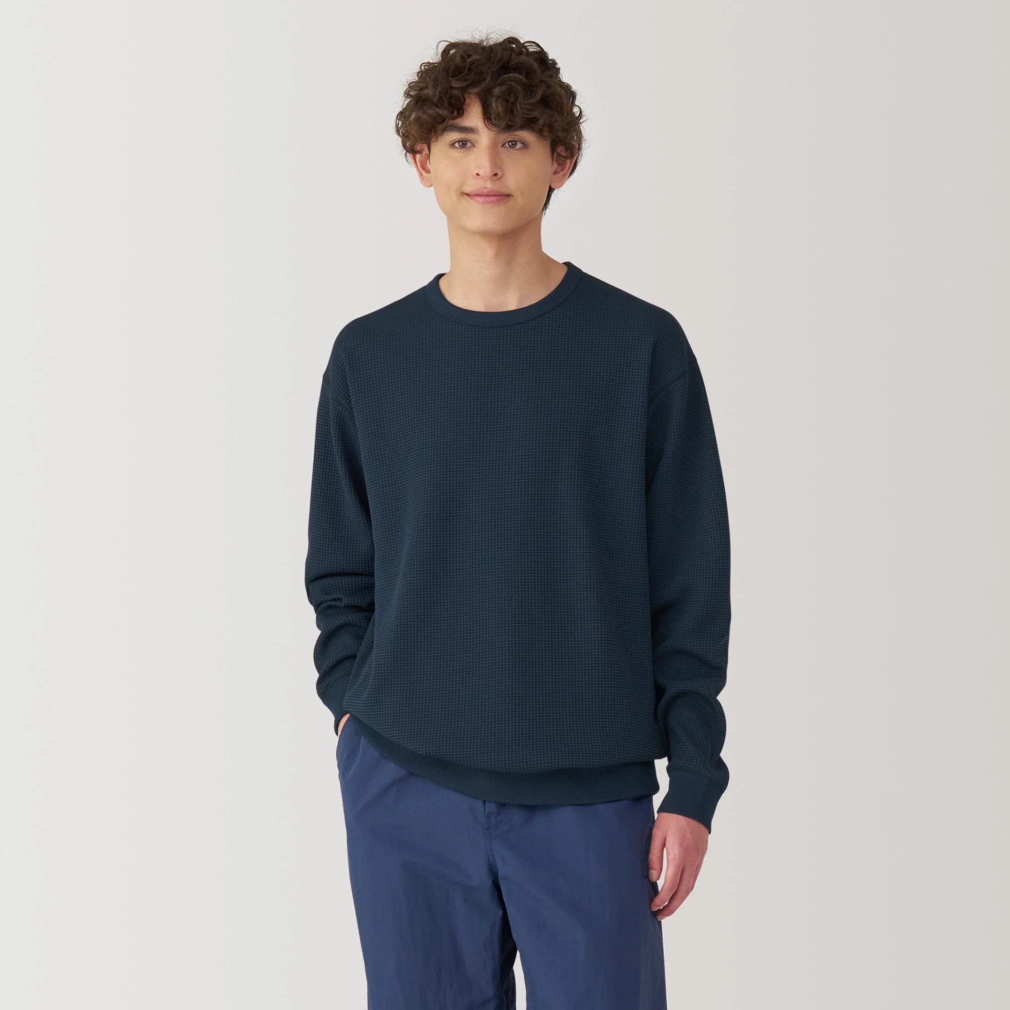 Men's UV Protection Quick Dry Waffle Long Sleeve T-Shirt - Image 31