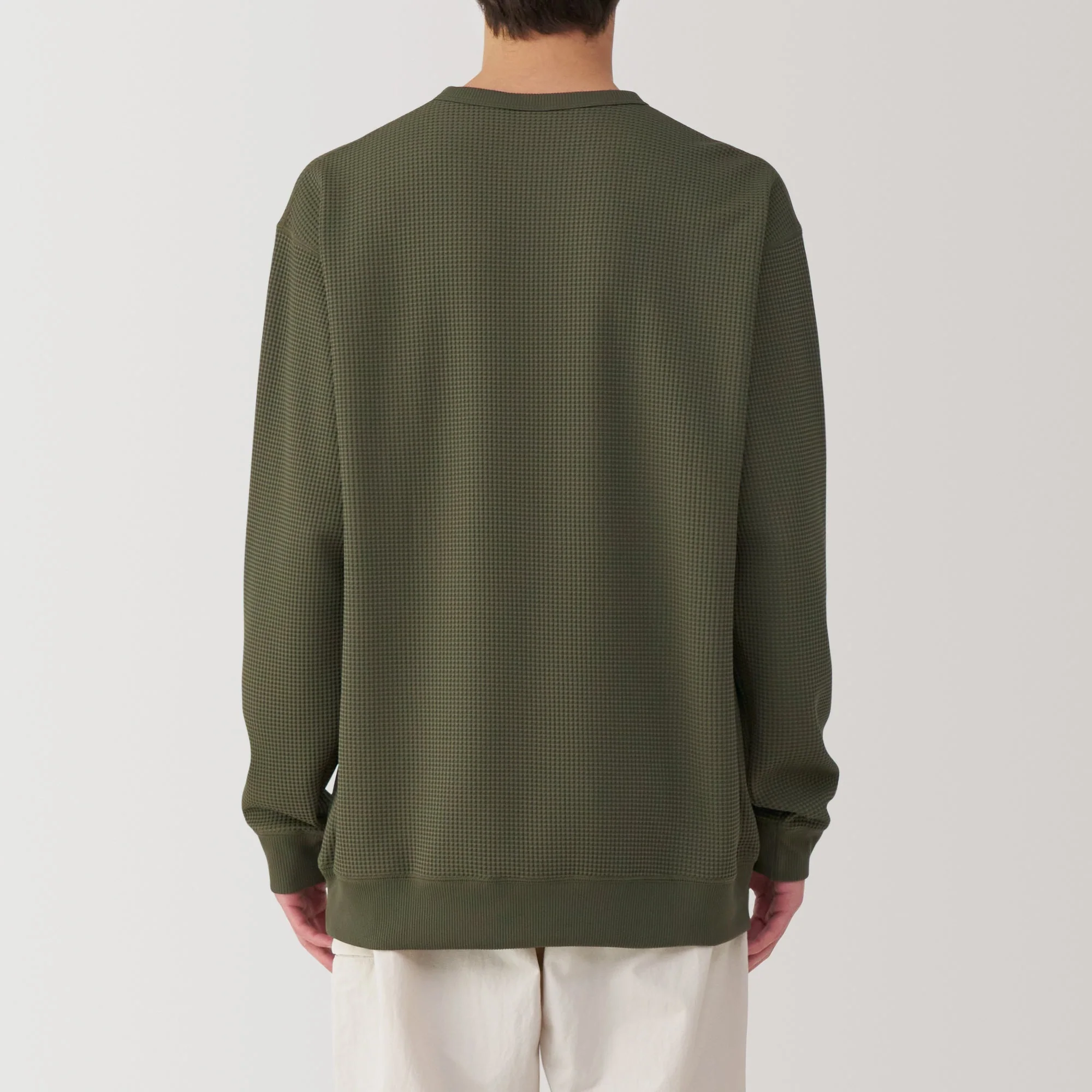 Men's UV Protection Quick Dry Waffle Long Sleeve T-Shirt - Image 6