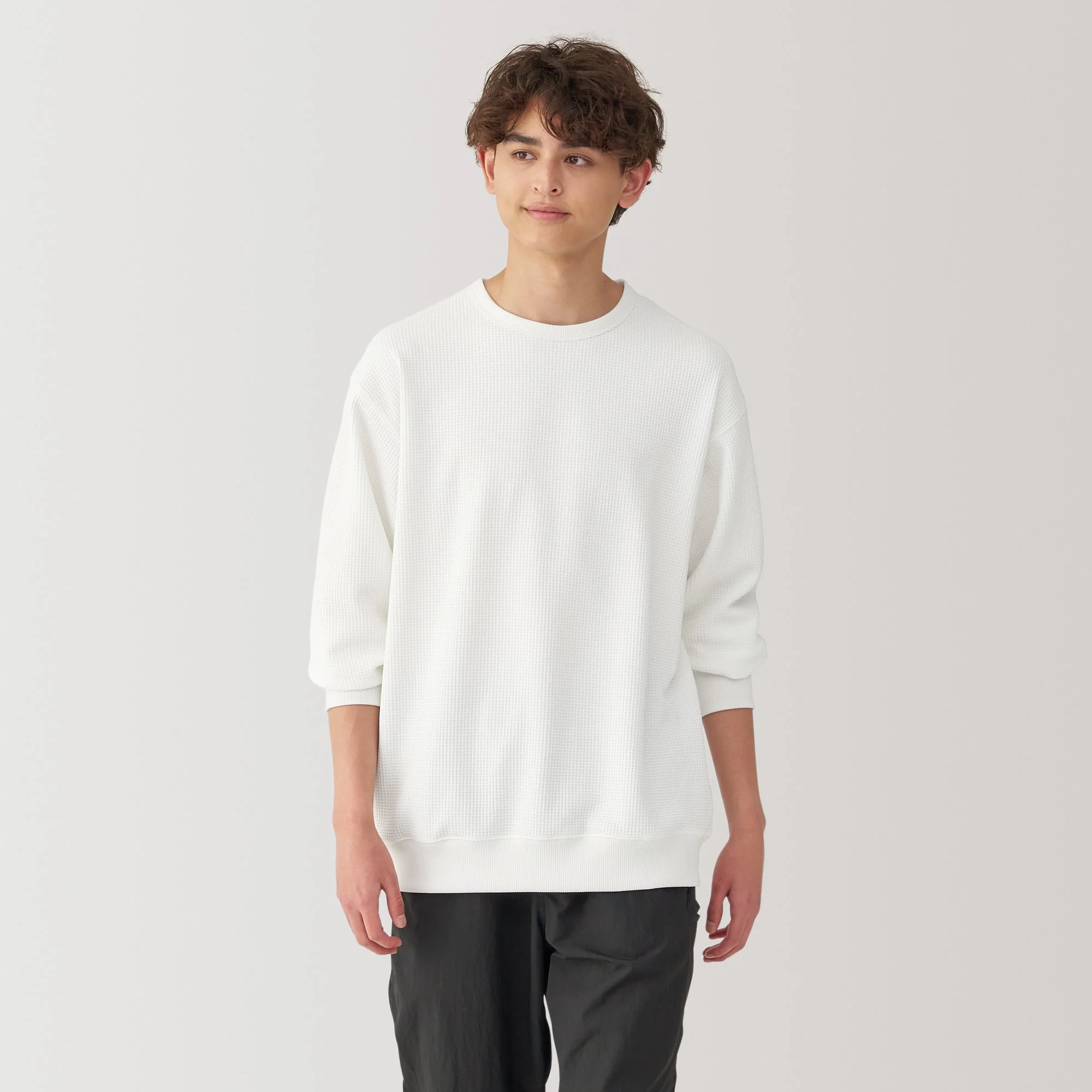 Men's UV Protection Quick Dry Waffle Long Sleeve T-Shirt - Image 12