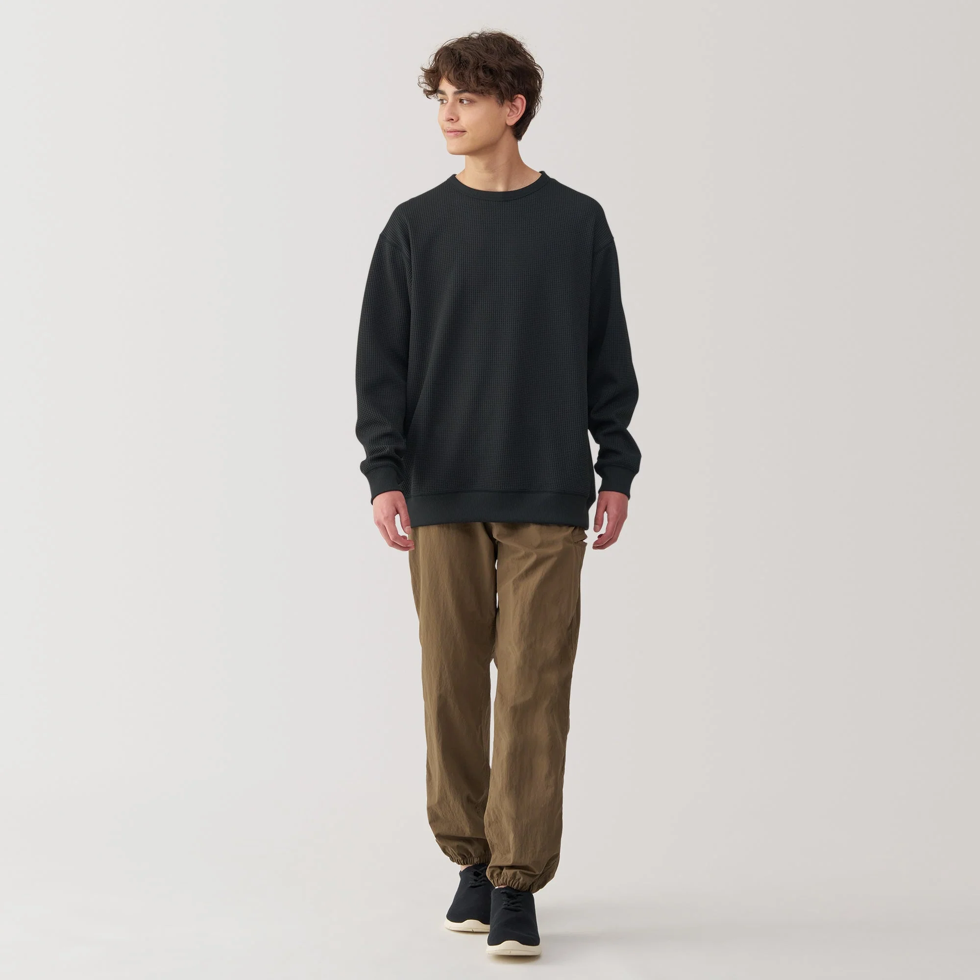 Men's UV Protection Quick Dry Waffle Long Sleeve T-Shirt - Image 23