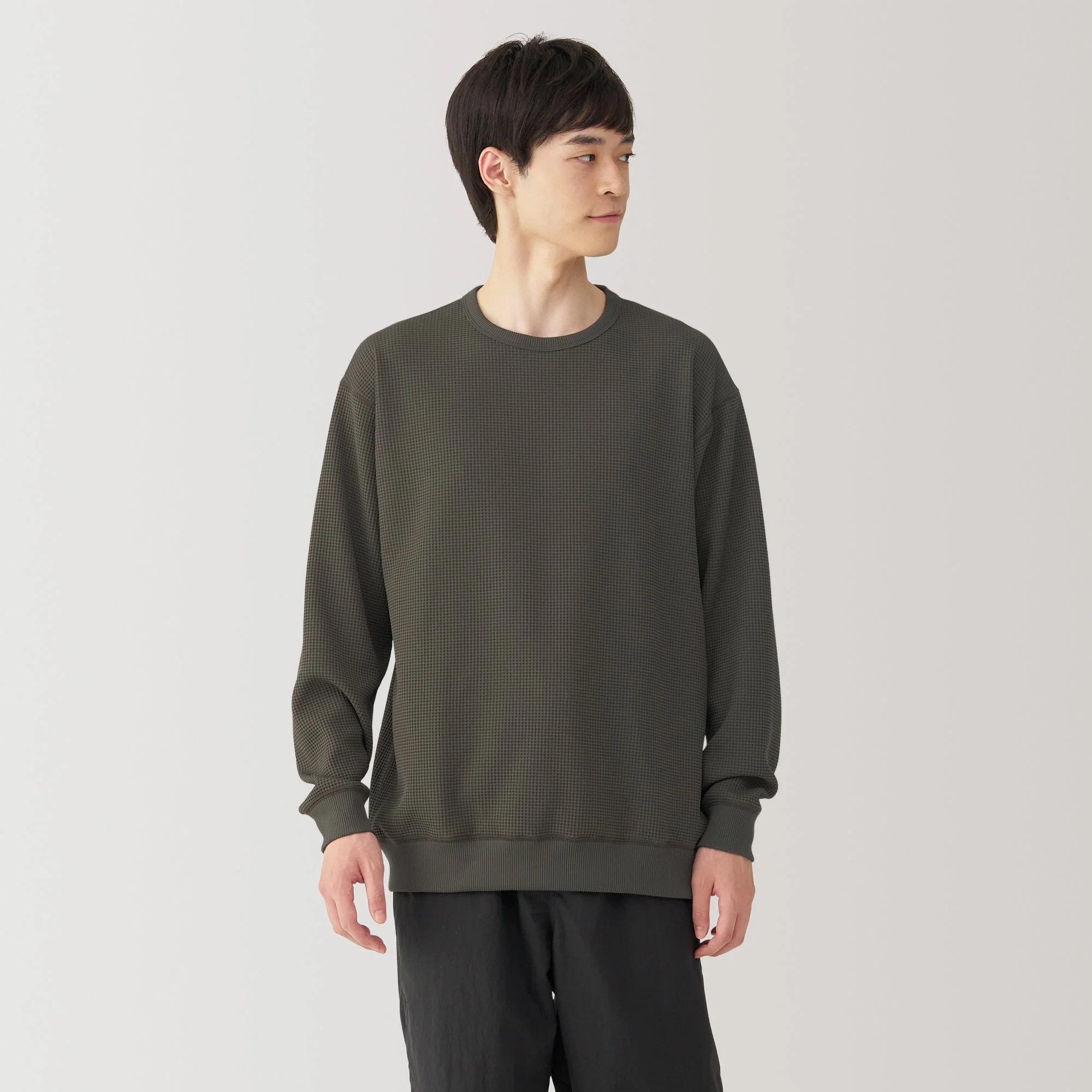 Men's UV Protection Quick Dry Waffle Long Sleeve T-Shirt - Image 30