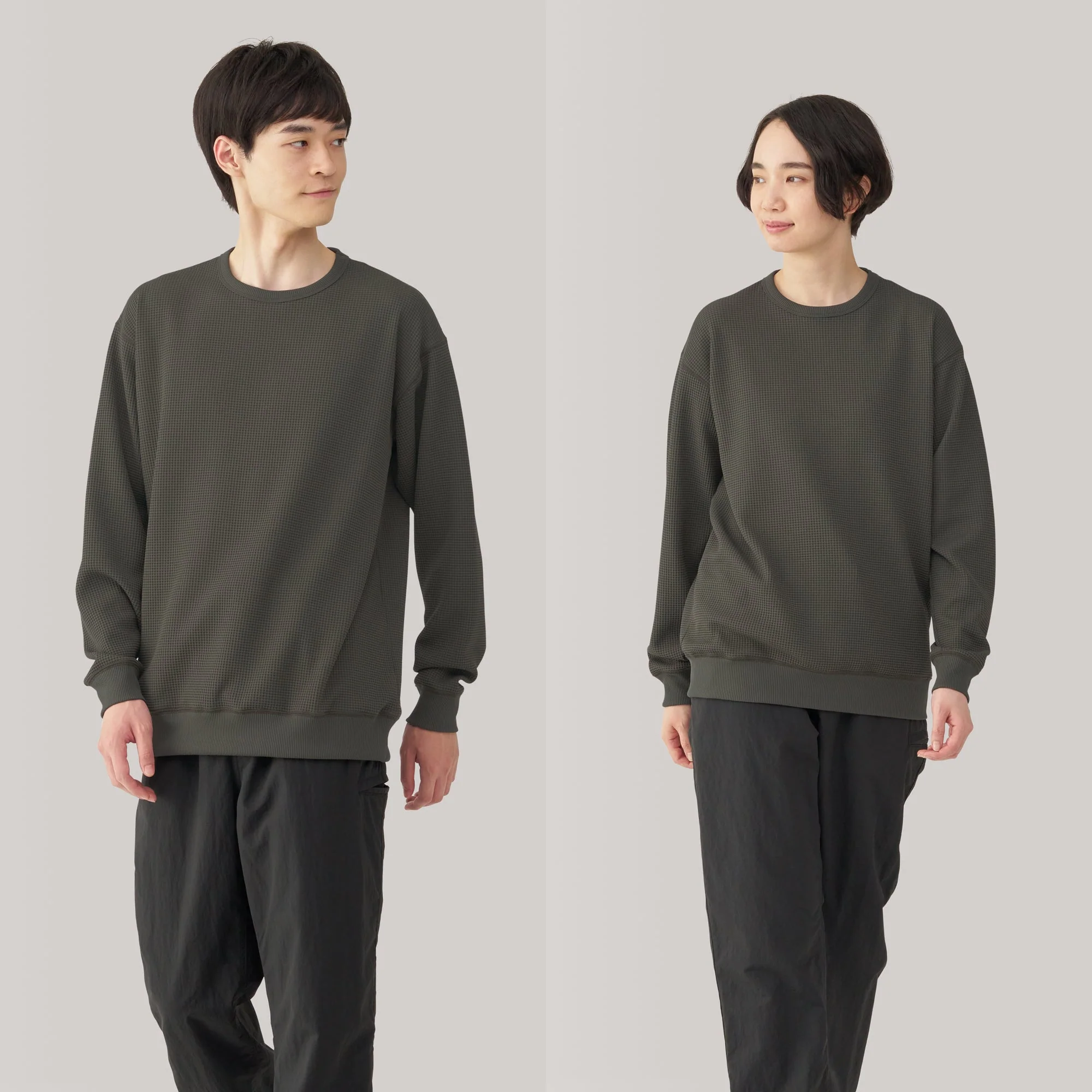Men's UV Protection Quick Dry Waffle Long Sleeve T-Shirt - Image 31
