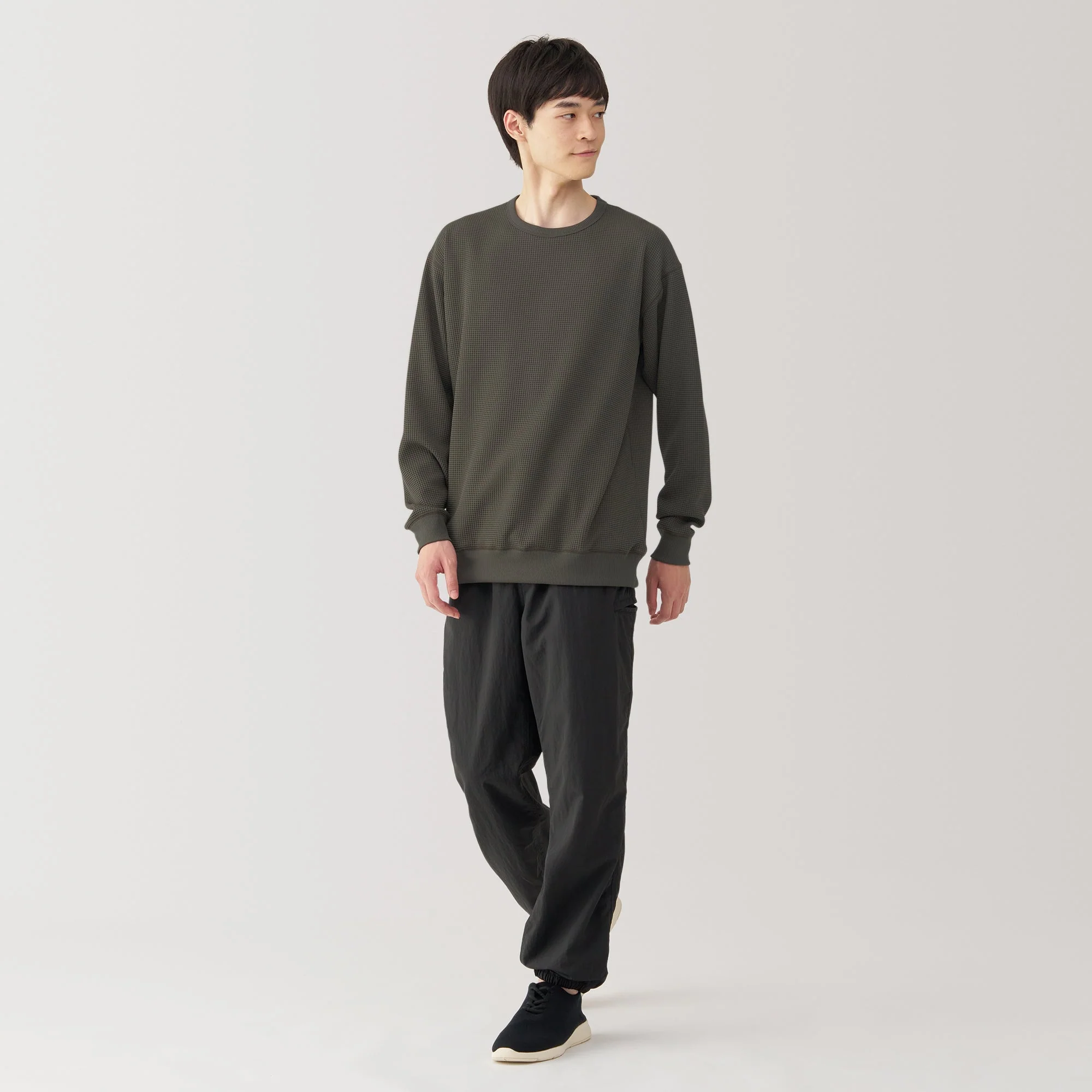 Men's UV Protection Quick Dry Waffle Long Sleeve T-Shirt - Image 32