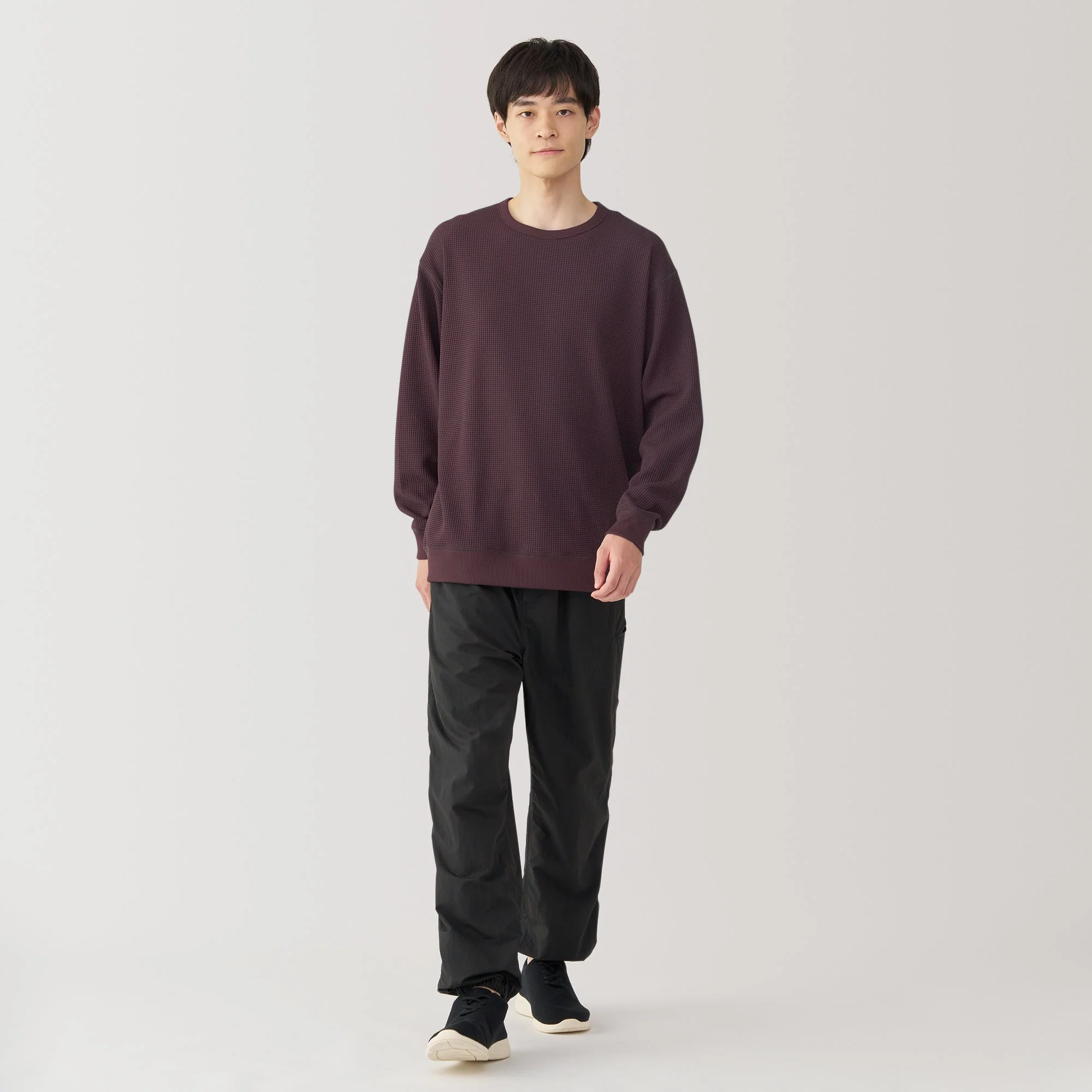 Men's UV Protection Quick Dry Waffle Long Sleeve T-Shirt - Image 5