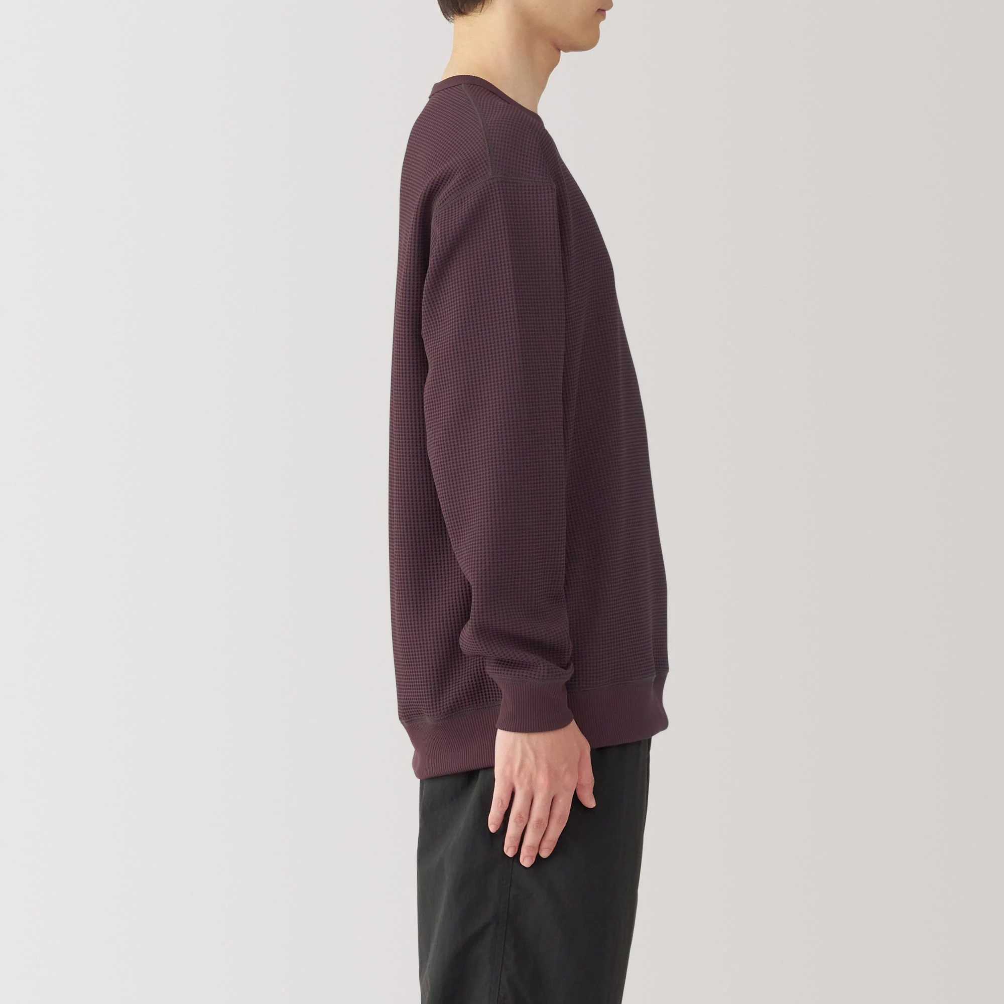 Men's UV Protection Quick Dry Waffle Long Sleeve T-Shirt - Image 6