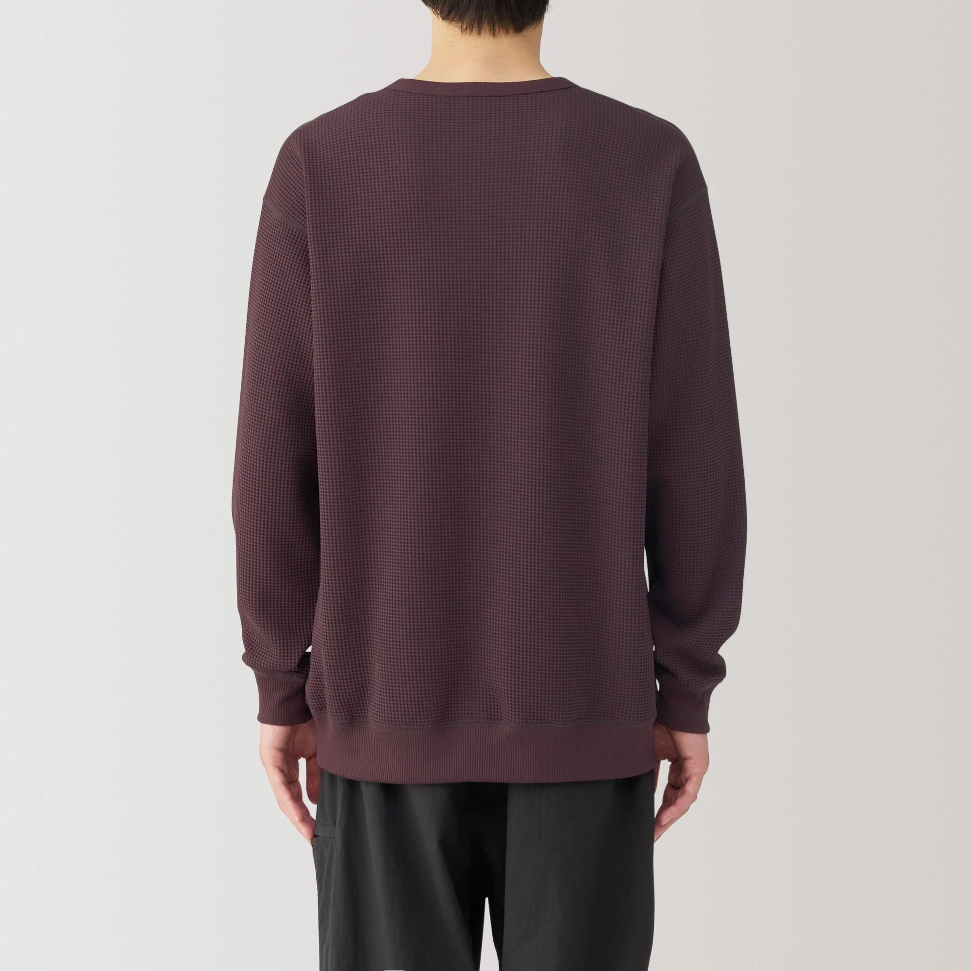 Men's UV Protection Quick Dry Waffle Long Sleeve T-Shirt - Image 7