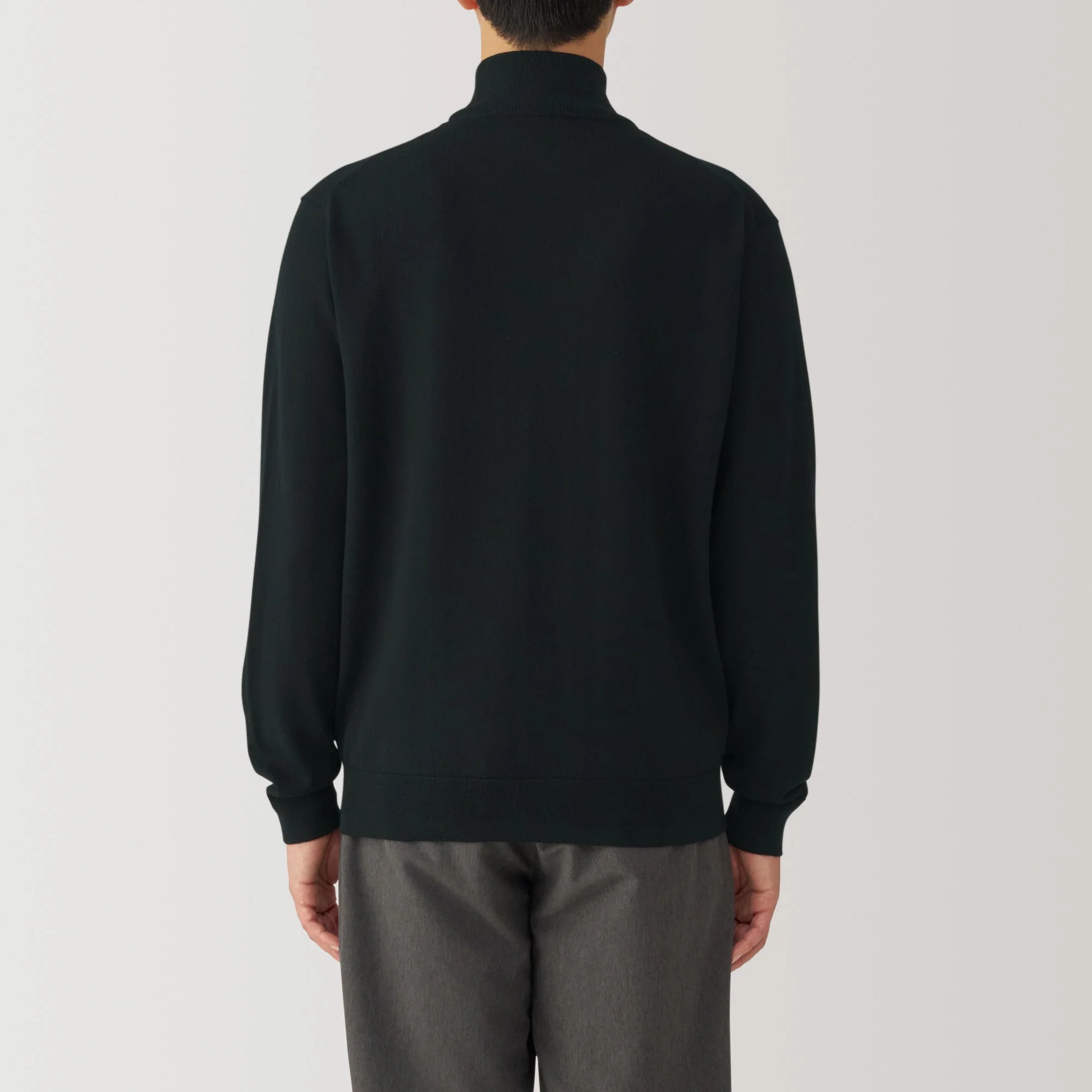Men's Washable High Gauge High Neck Sweater - Image 27