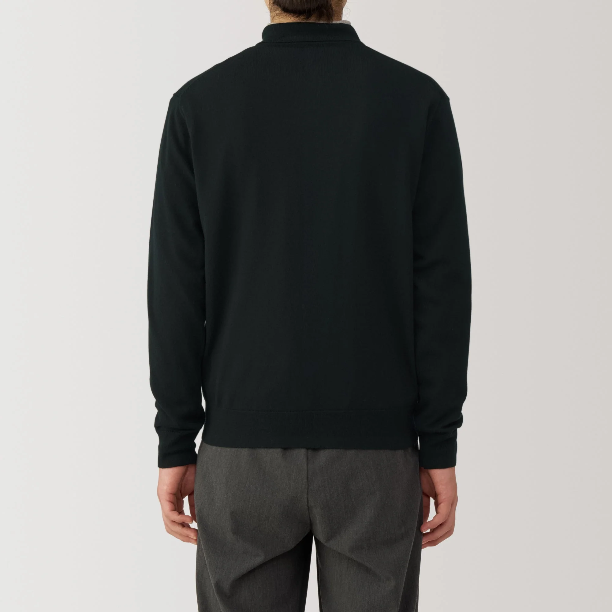 Men's Washable High-Gauge Polo Sweater - Image 13