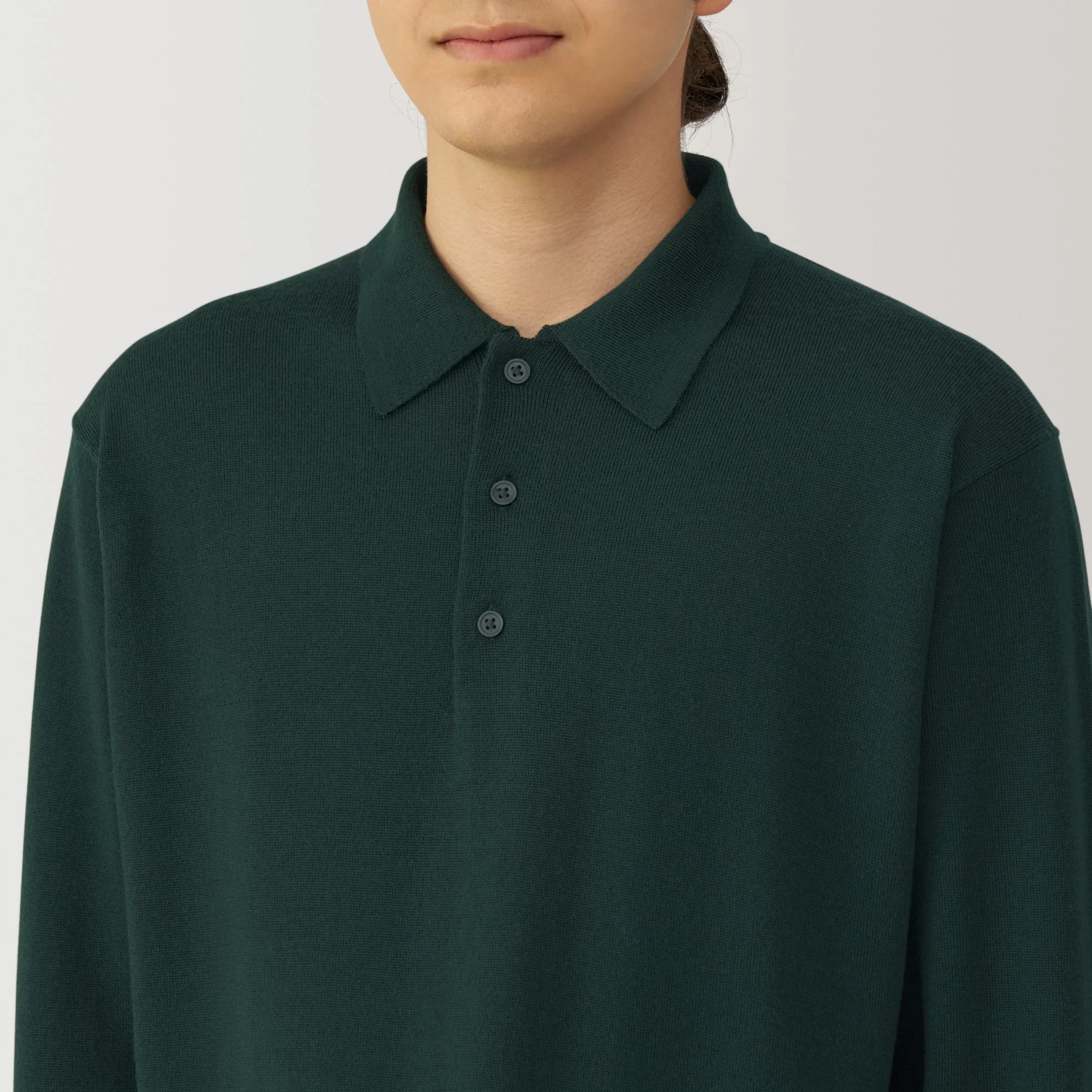 Men's Washable High-Gauge Polo Sweater - Image 21