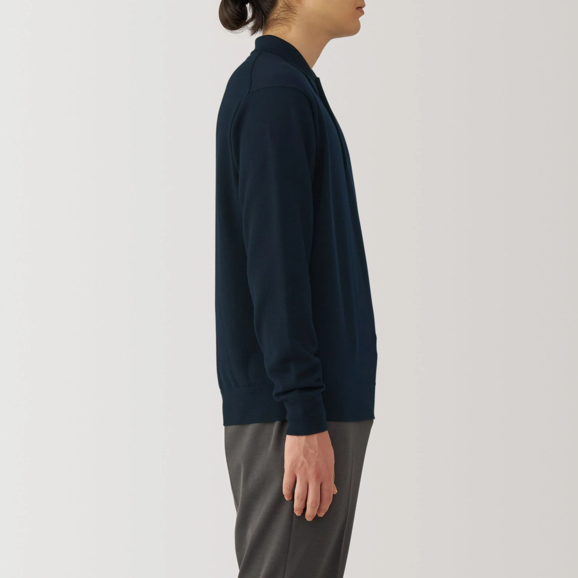 Men's Washable High-Gauge Polo Sweater - Image 26