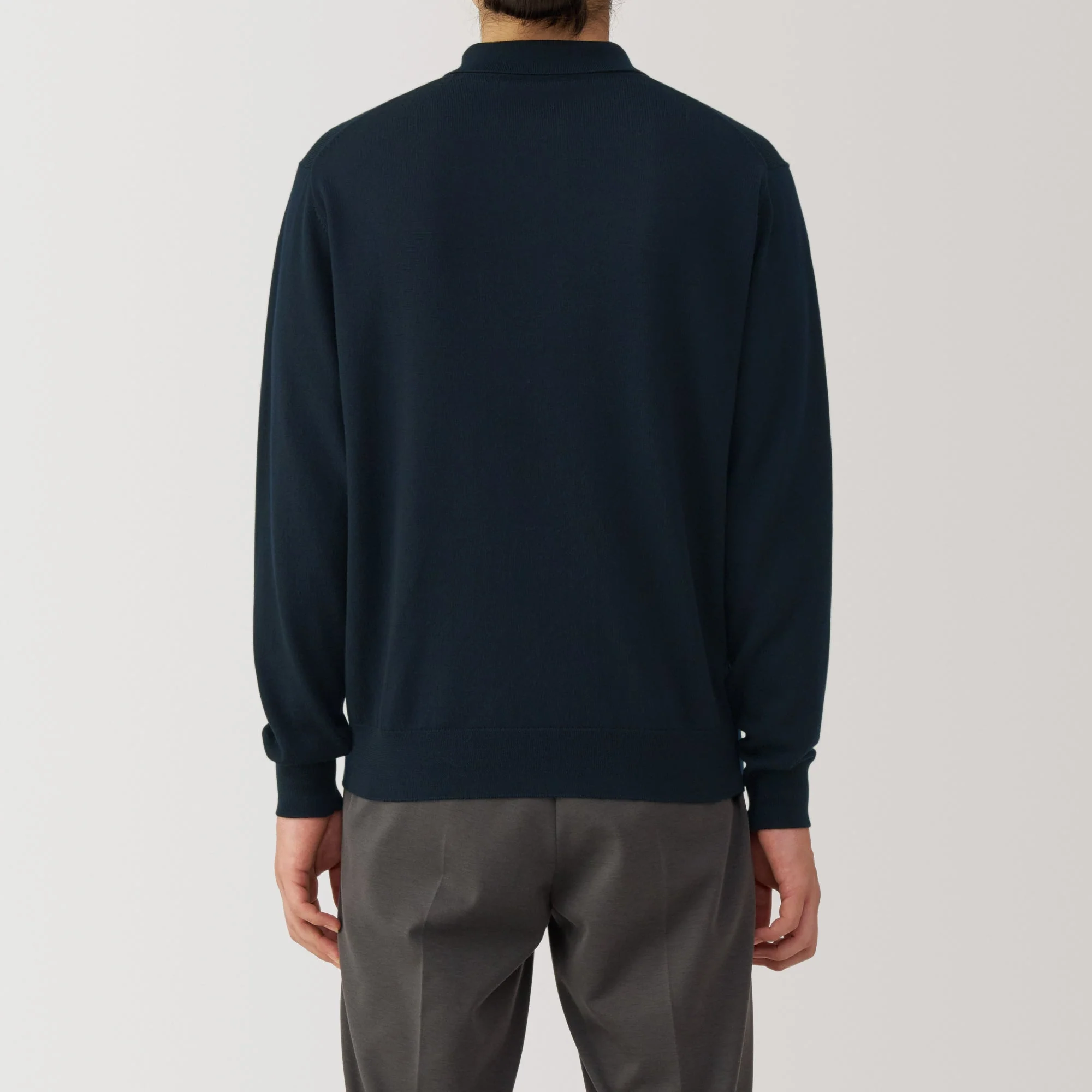 Men's Washable High-Gauge Polo Sweater - Image 27