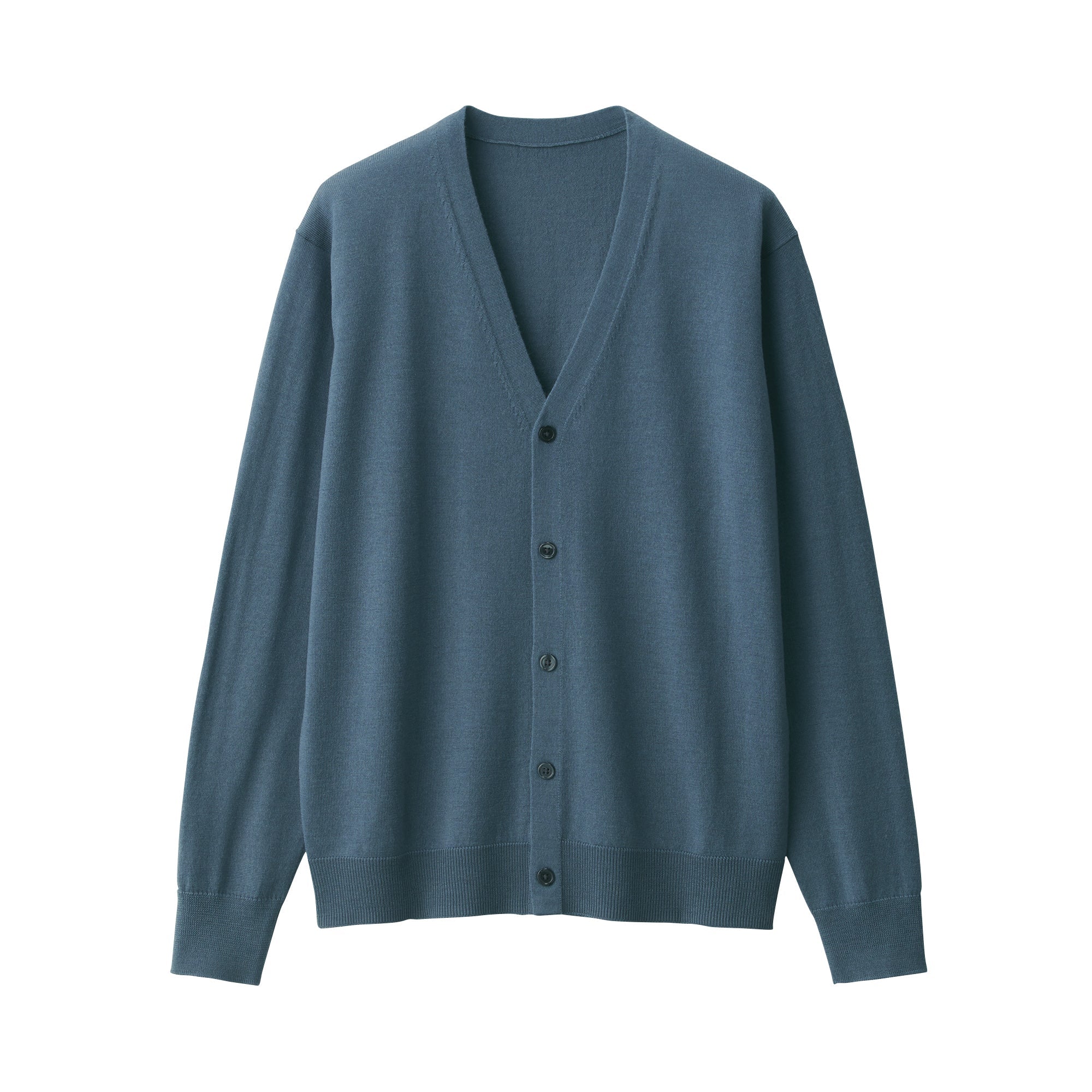 Men's Washable High-Gauge V Neck Cardigan - Image 16