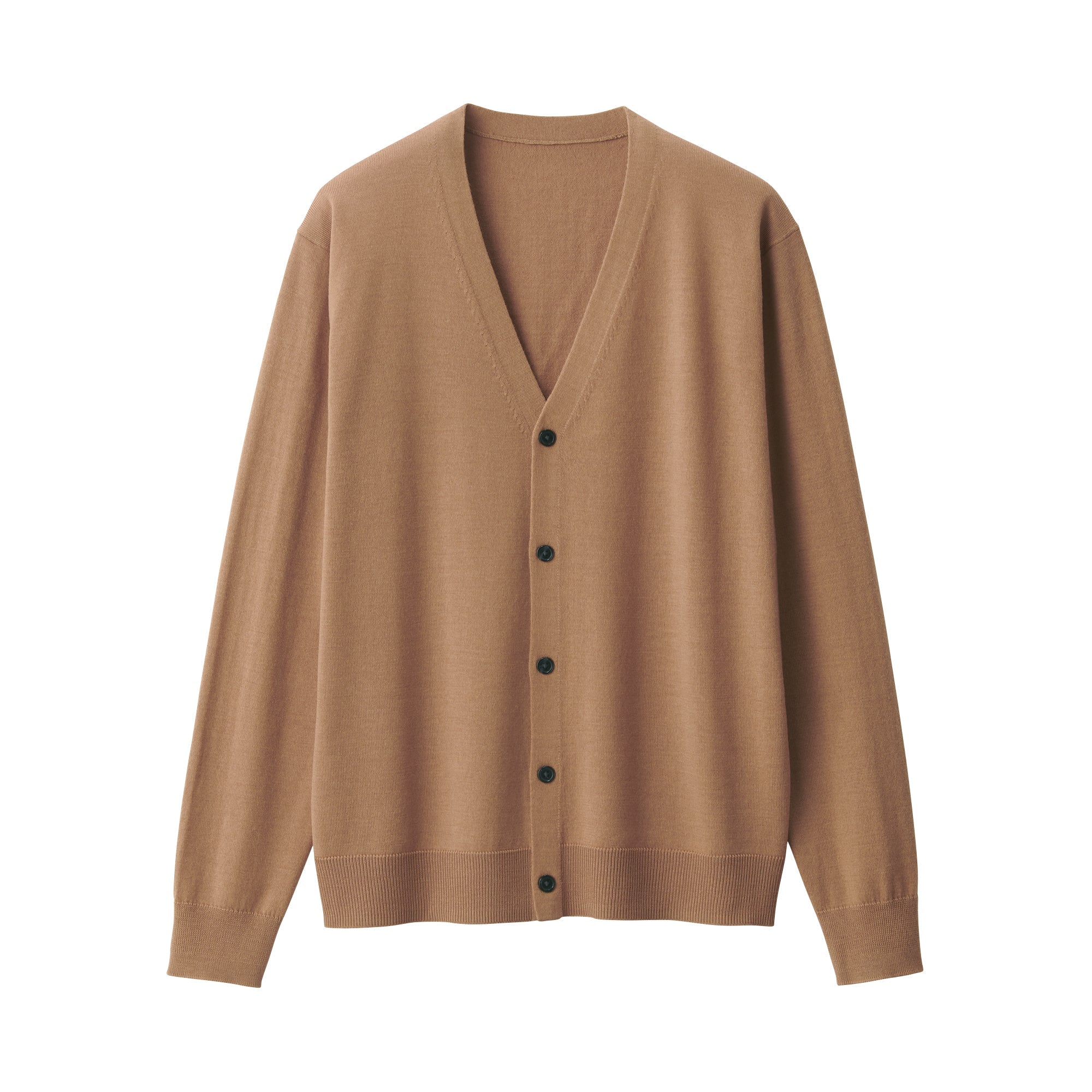 Men's Washable High-Gauge V Neck Cardigan - Image 2
