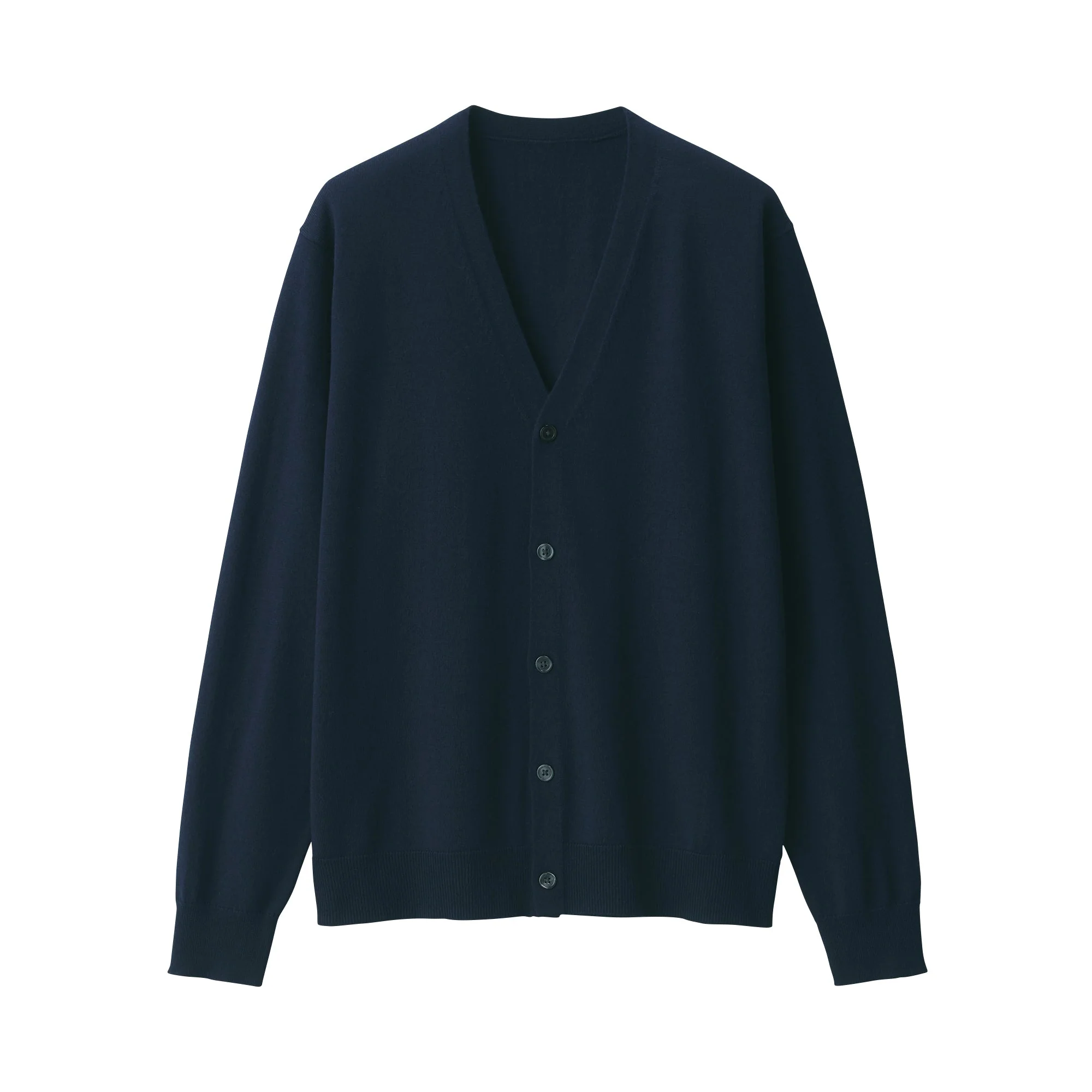 Men's Washable High-Gauge V Neck Cardigan - Image 23
