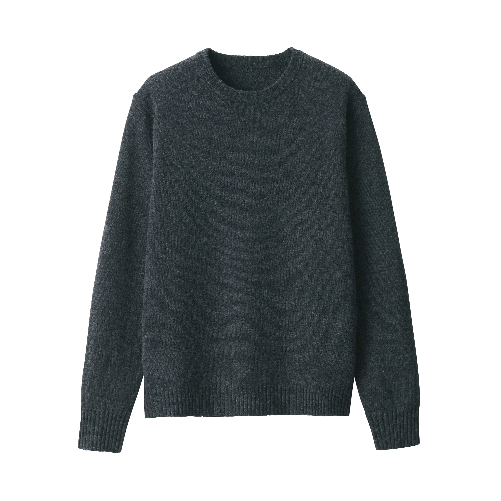 Men's Washable Mid-Gauge Crew Neck Sweater - Image 16