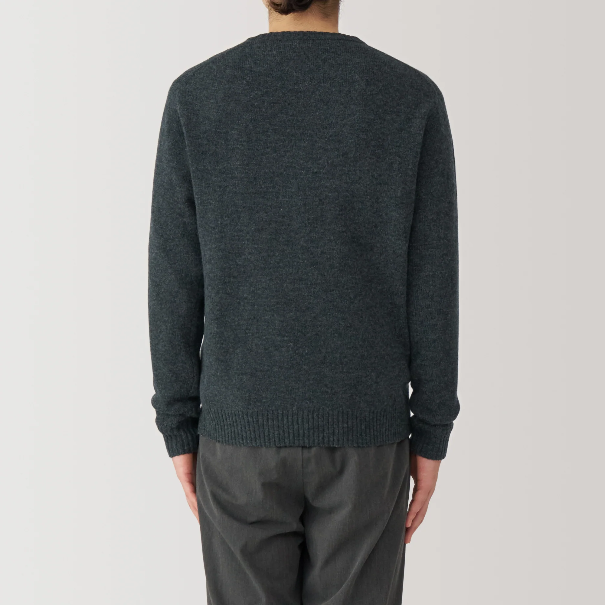 Men's Washable Mid-Gauge Crew Neck Sweater - Image 20