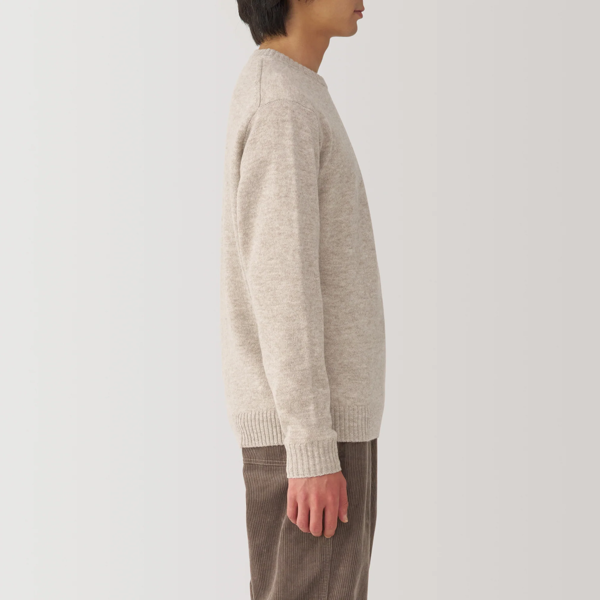 Men's Washable Mid-Gauge Crew Neck Sweater - Image 33