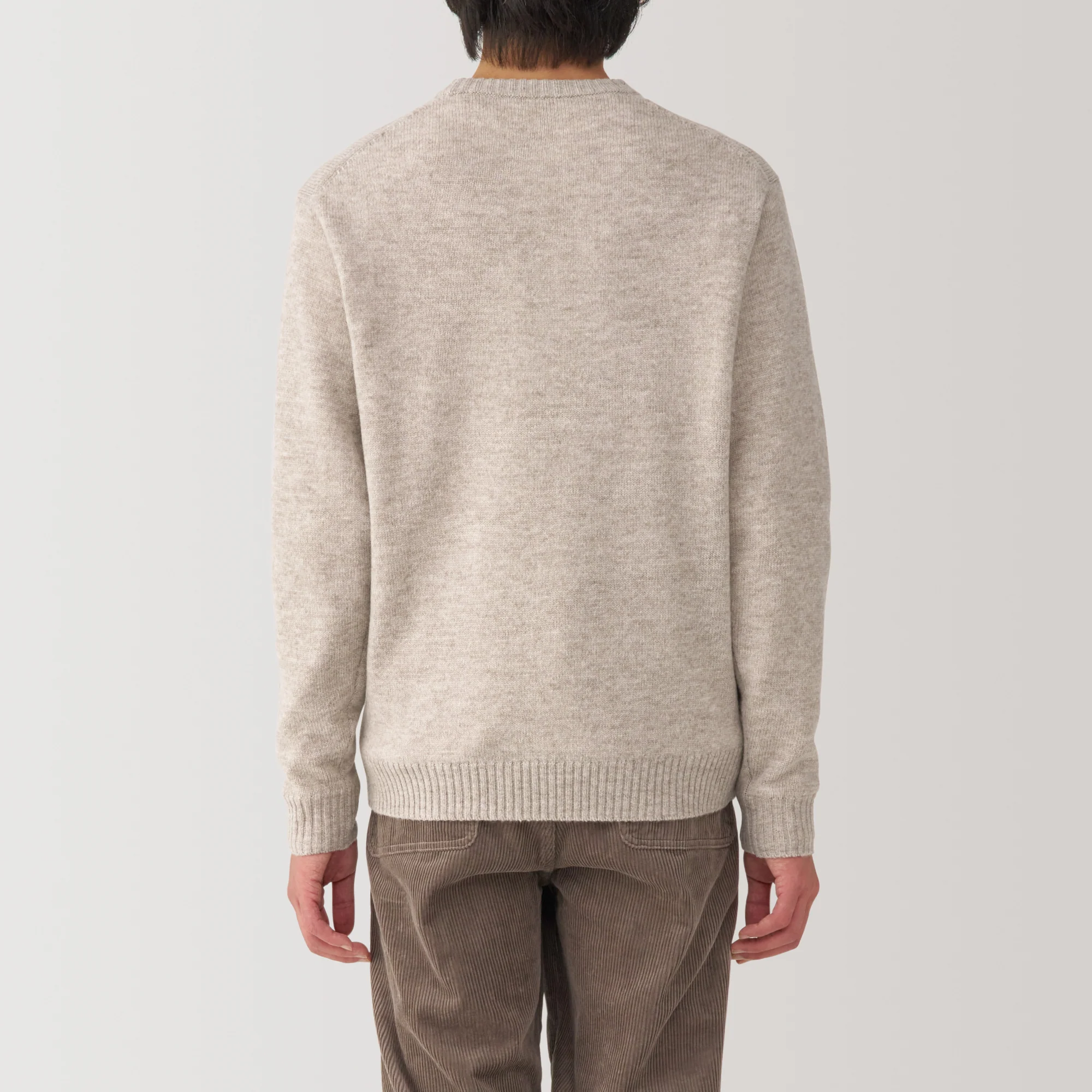 Men's Washable Mid-Gauge Crew Neck Sweater - Image 34