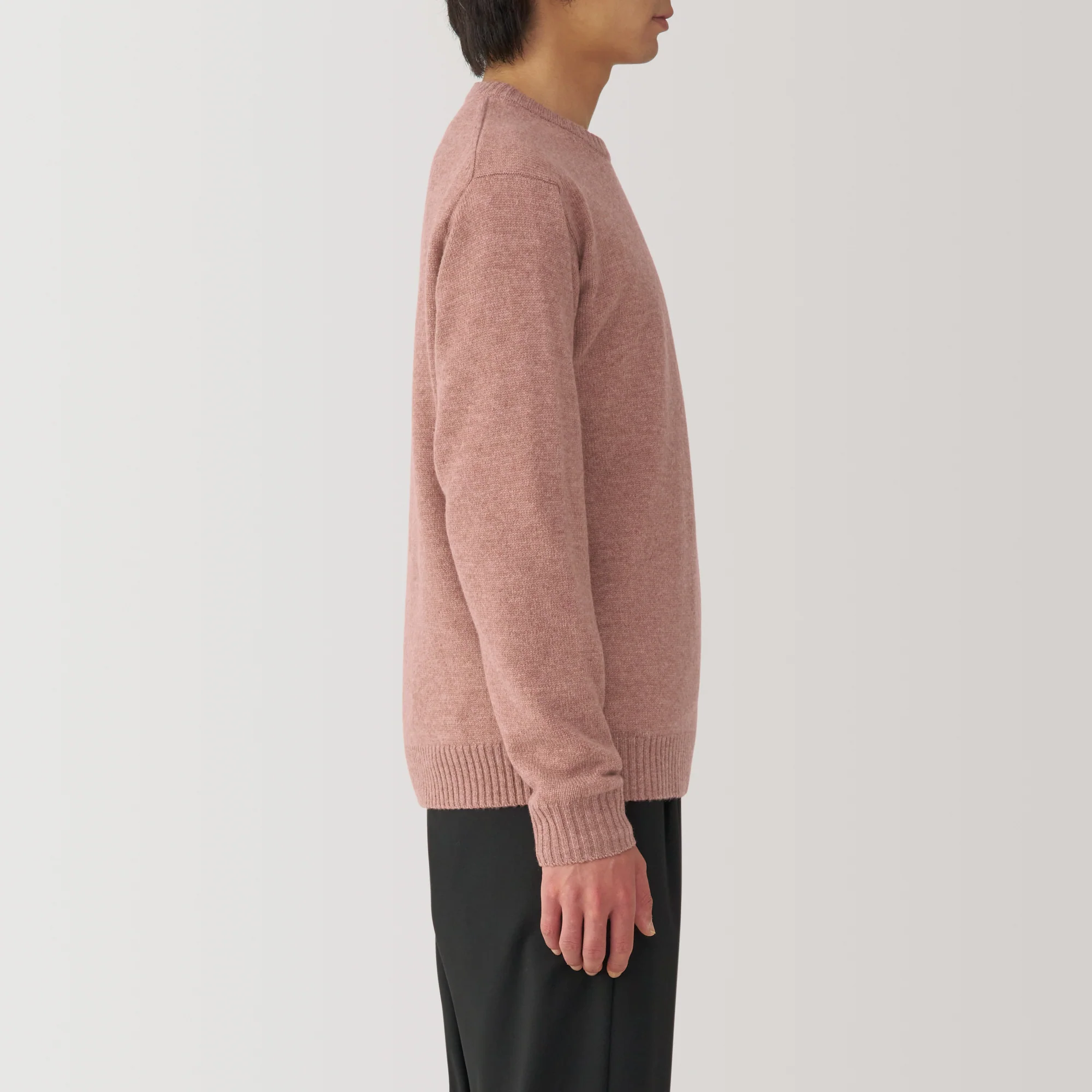 Men's Washable Mid-Gauge Crew Neck Sweater - Image 40