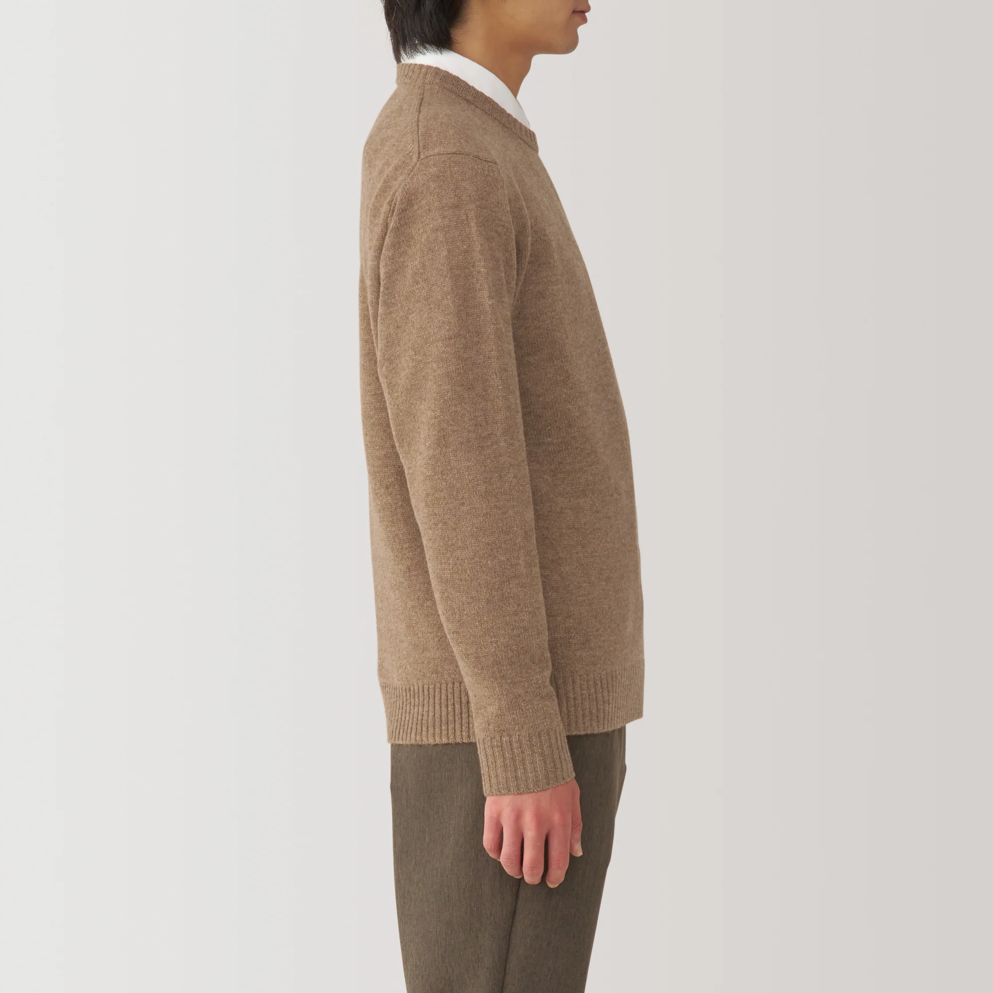 Men's Washable Mid-Gauge Crew Neck Sweater - Image 5
