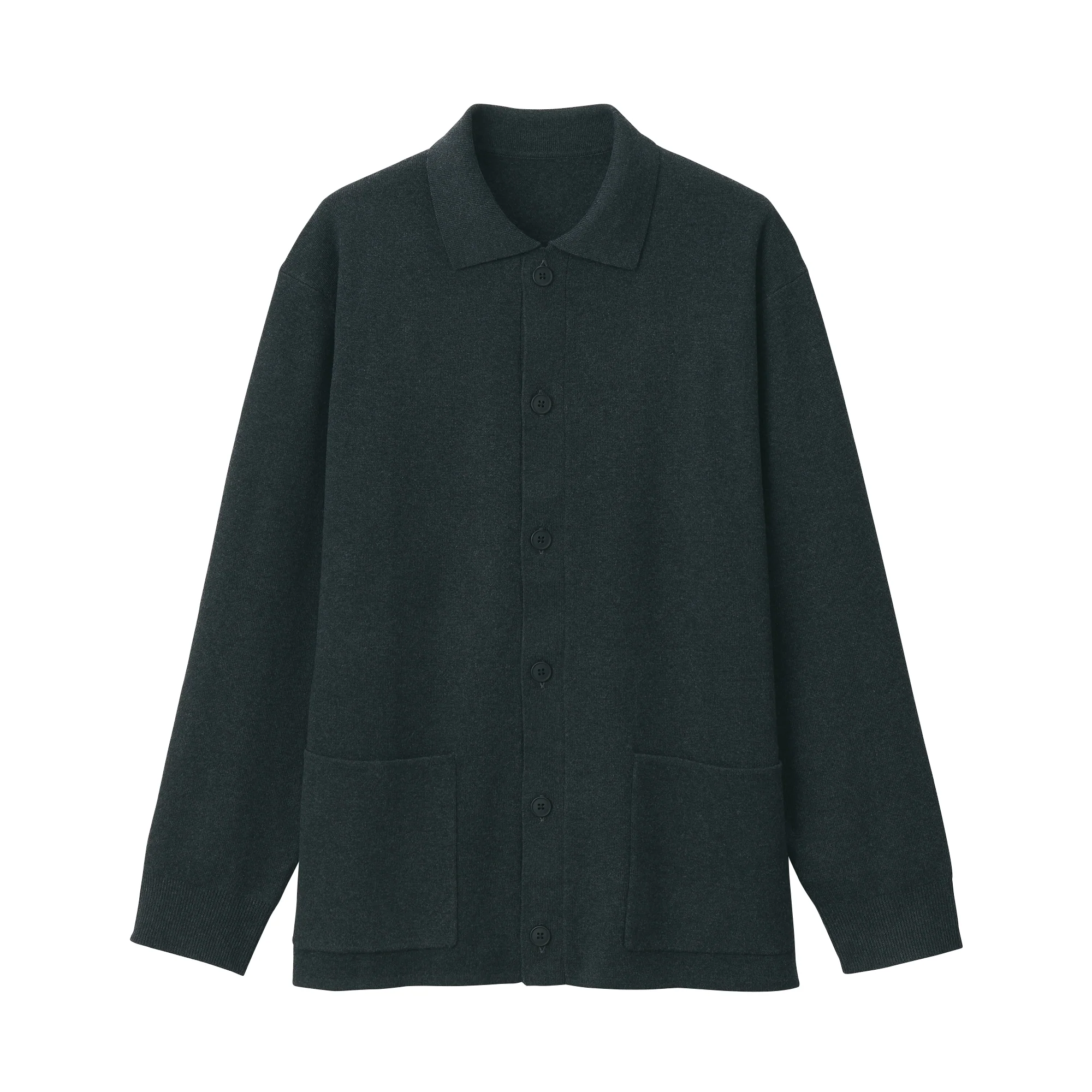 Men's Washable Milano Ribbed Shirt Cardigan - Image 10