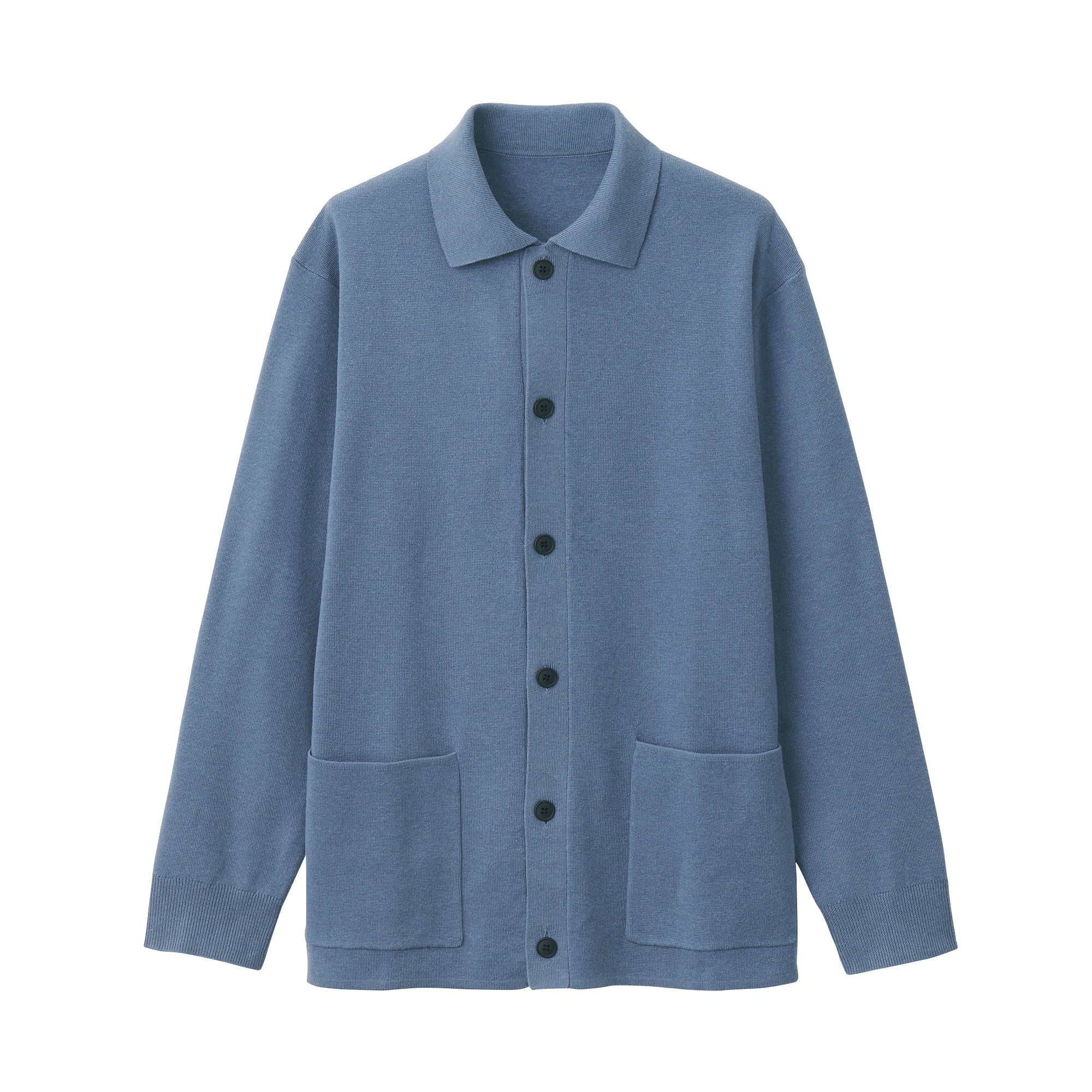 Men's Washable Milano Ribbed Shirt Cardigan - Image 2