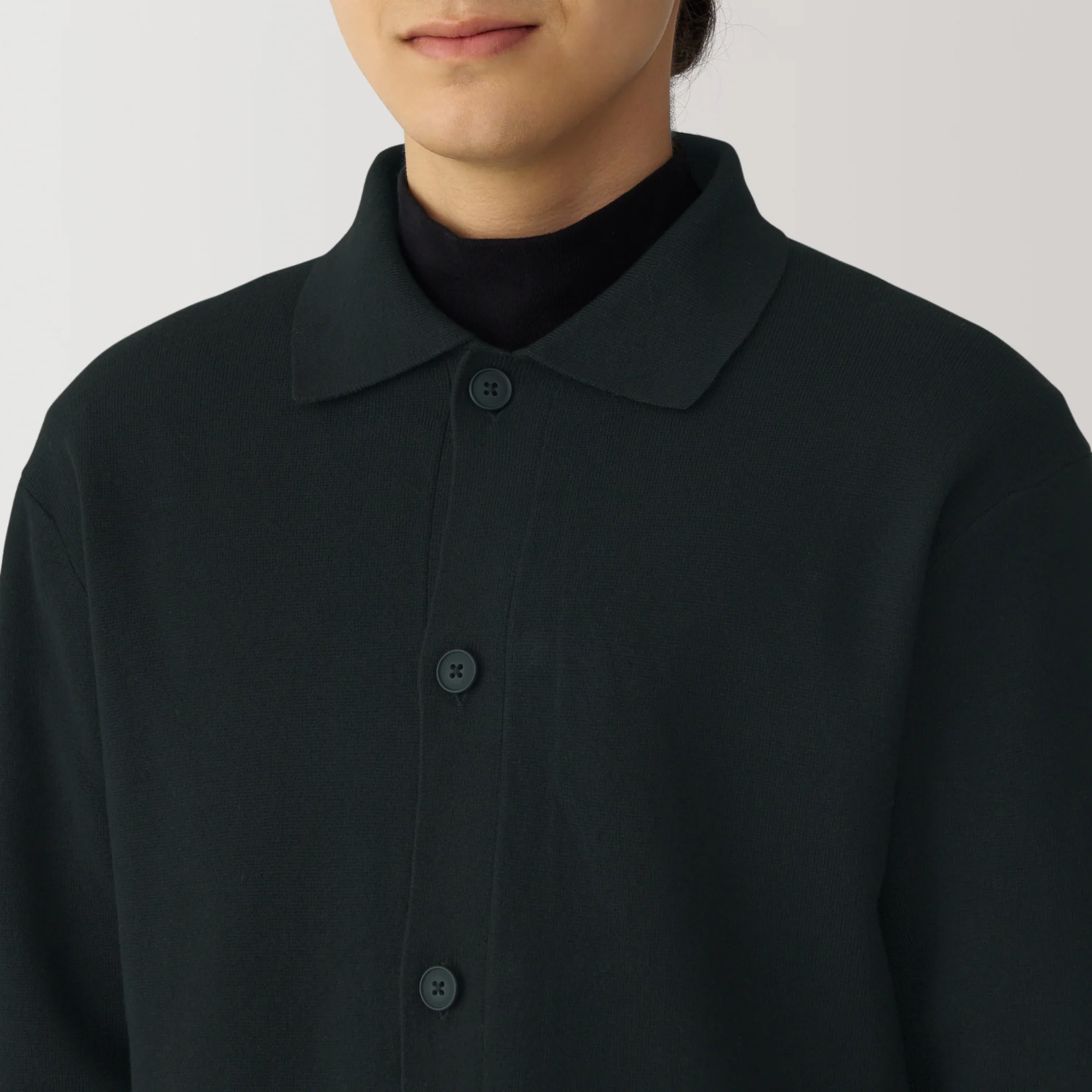 Men's Washable Milano Ribbed Shirt Cardigan - Image 23