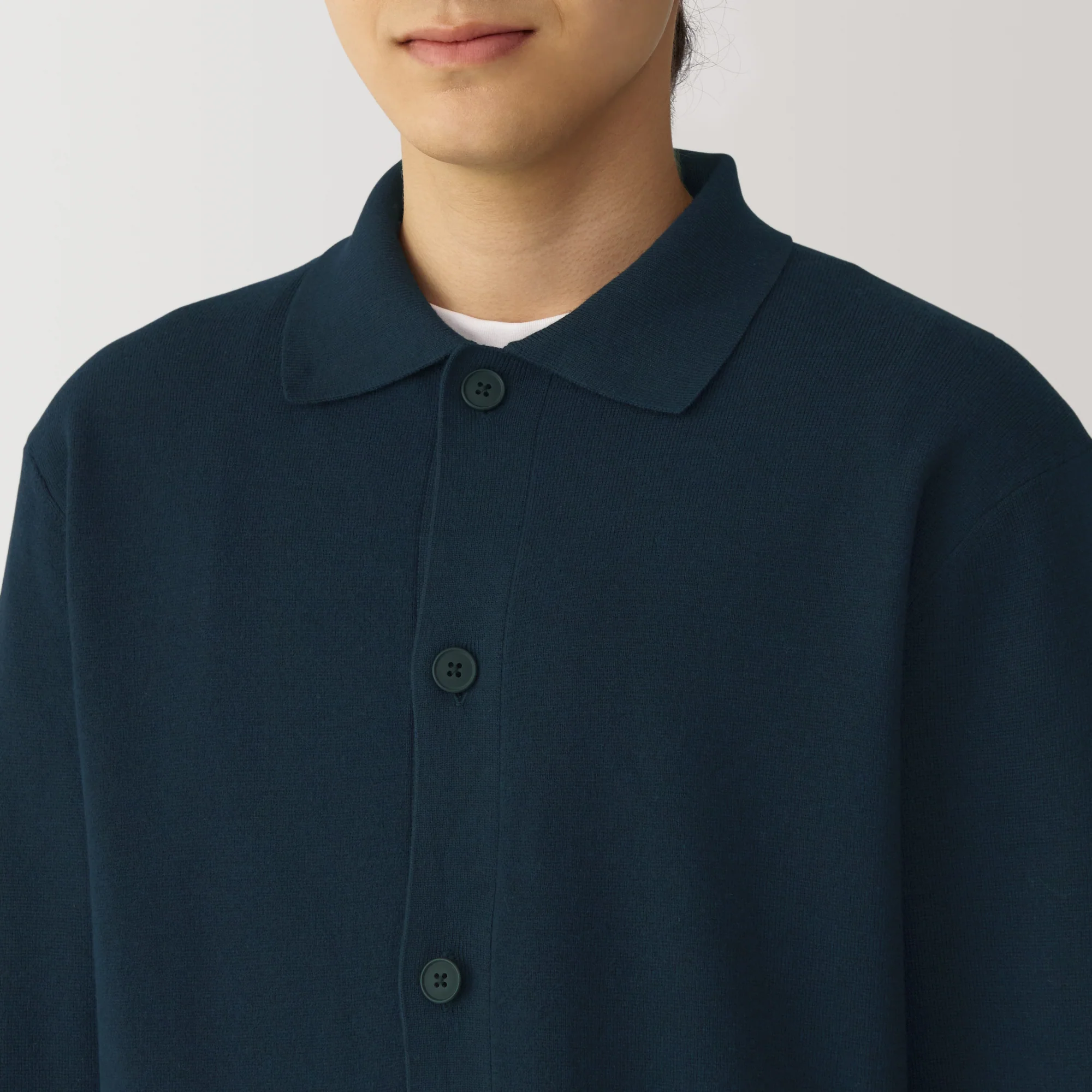 Men's Washable Milano Ribbed Shirt Cardigan - Image 31