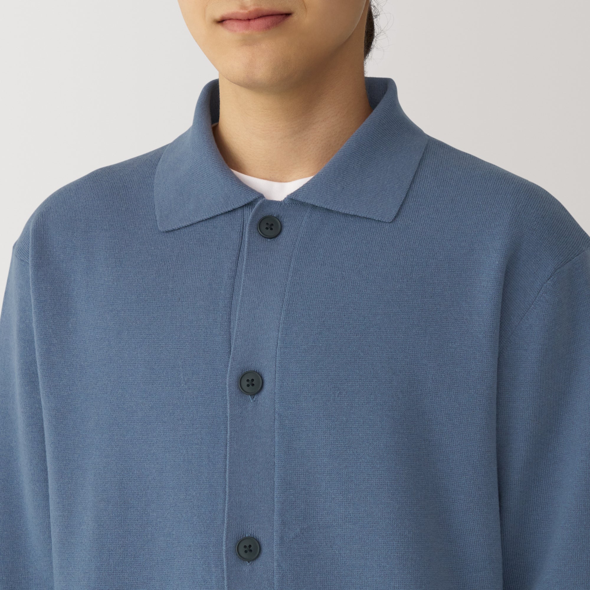 Men's Washable Milano Ribbed Shirt Cardigan - Image 7
