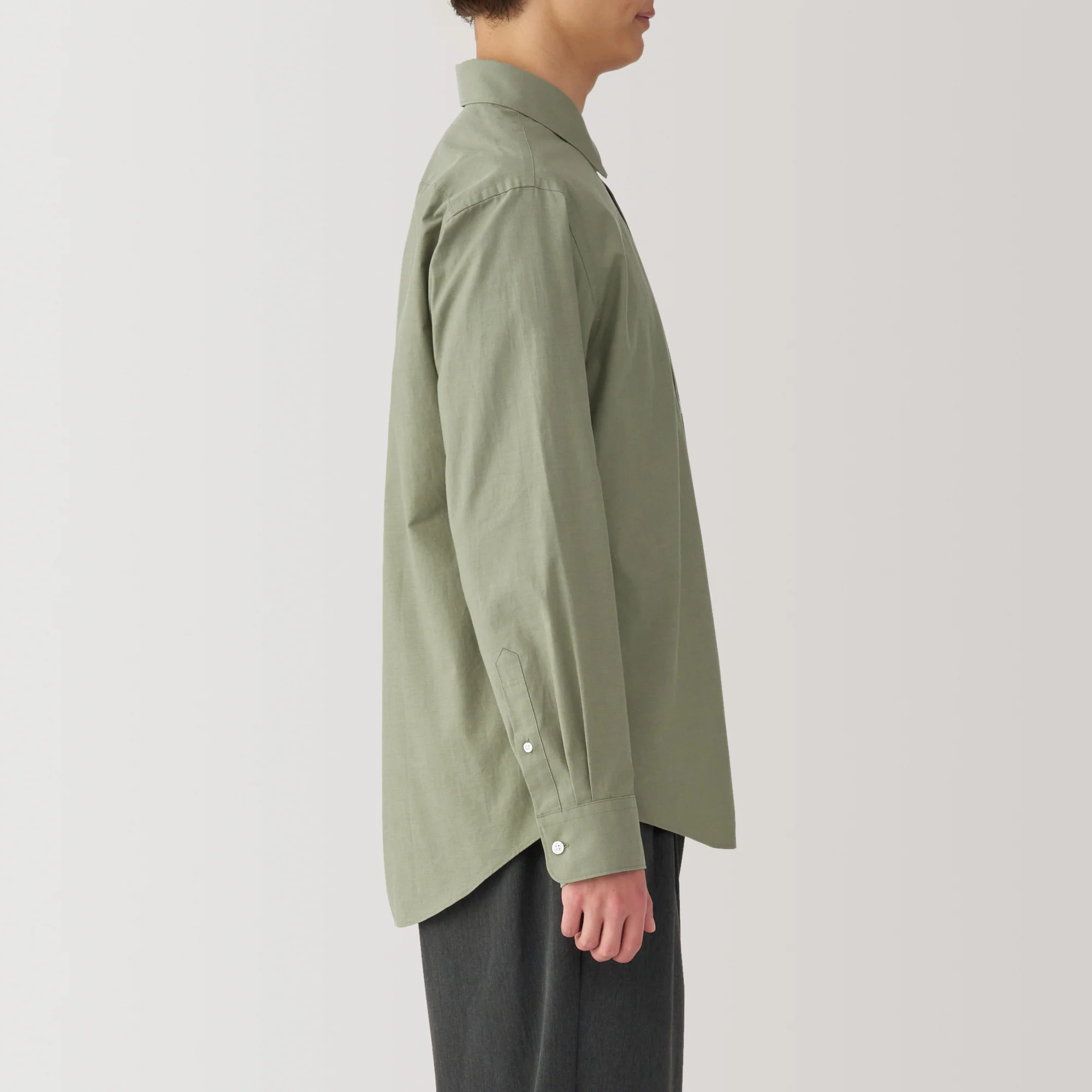 Men's Washed Broadcloth Long Sleeve Shirt - Image 13