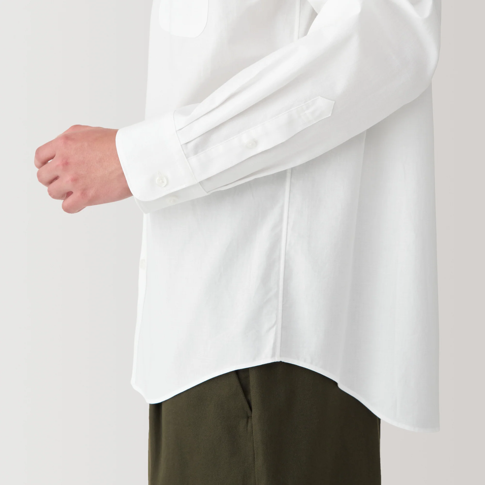 Men's Washed Broadcloth Long Sleeve Shirt - Image 24