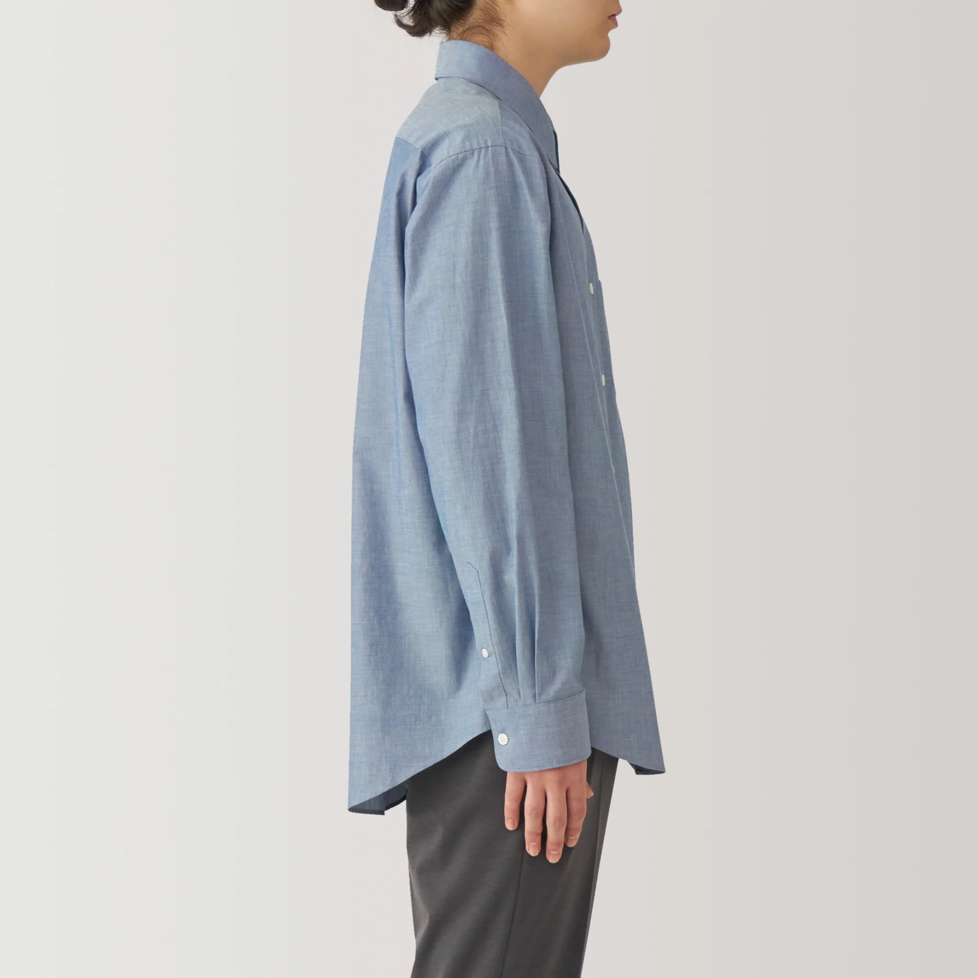 Men's Washed Broadcloth Long Sleeve Shirt - Image 29