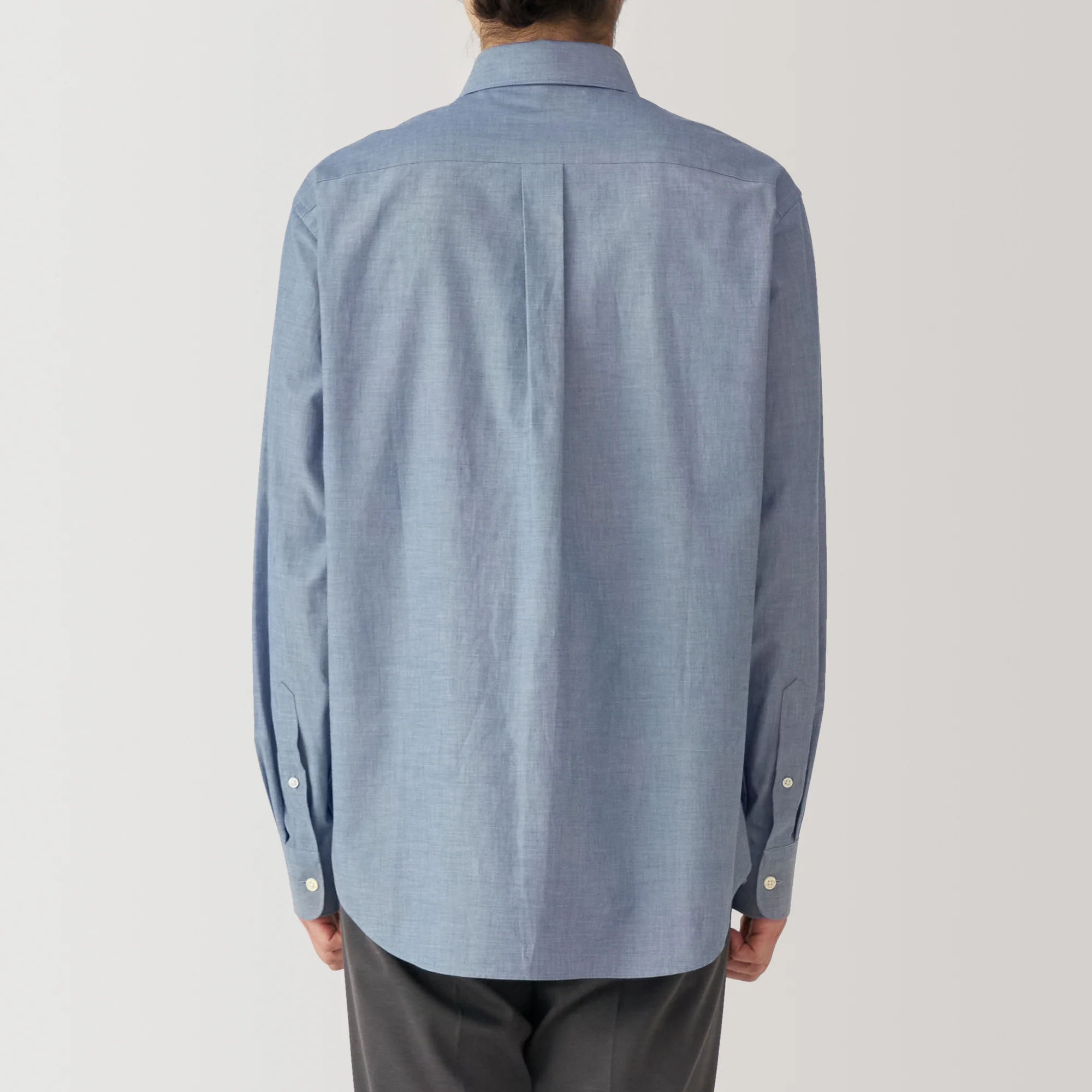 Men's Washed Broadcloth Long Sleeve Shirt - Image 30