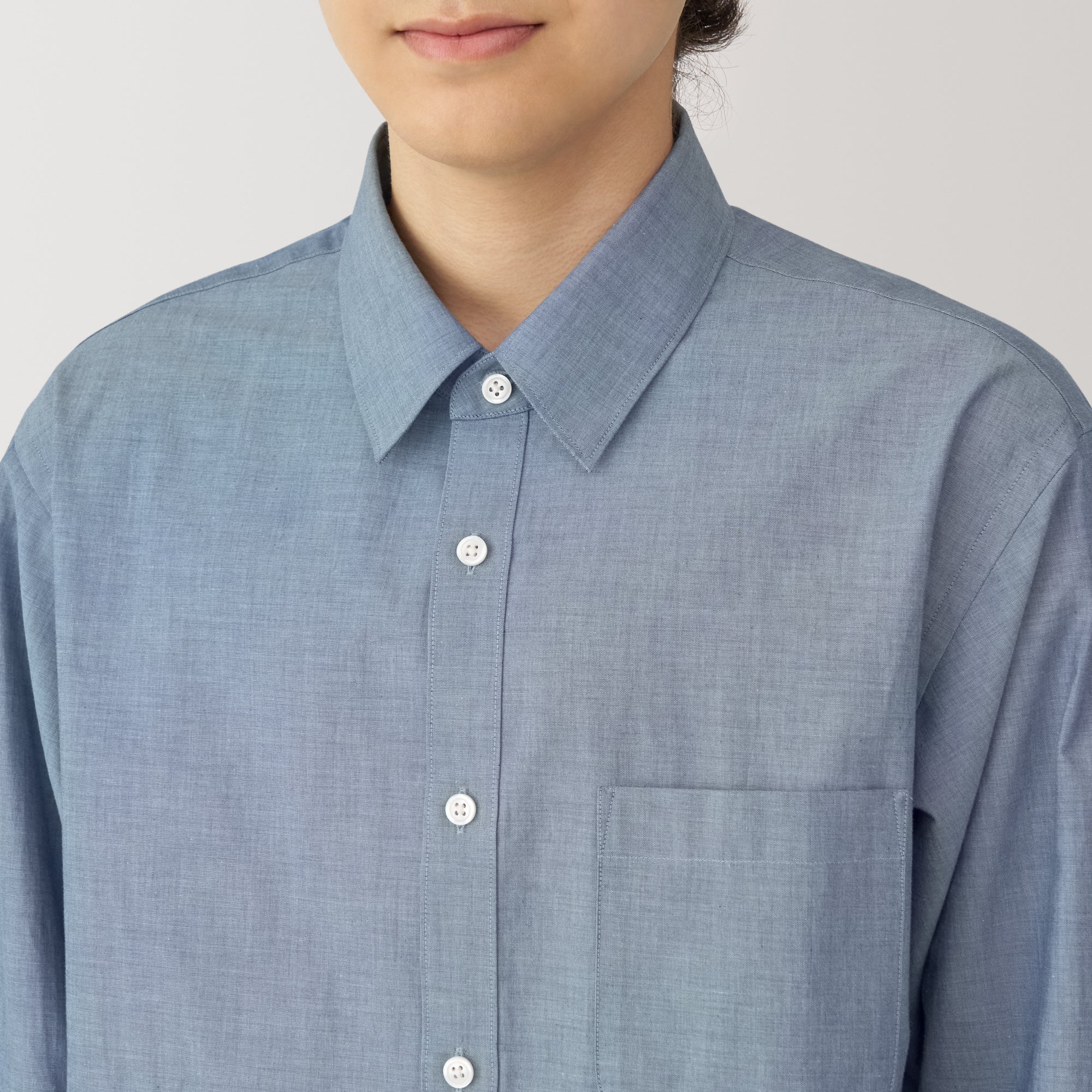 Men's Washed Broadcloth Long Sleeve Shirt - Image 31