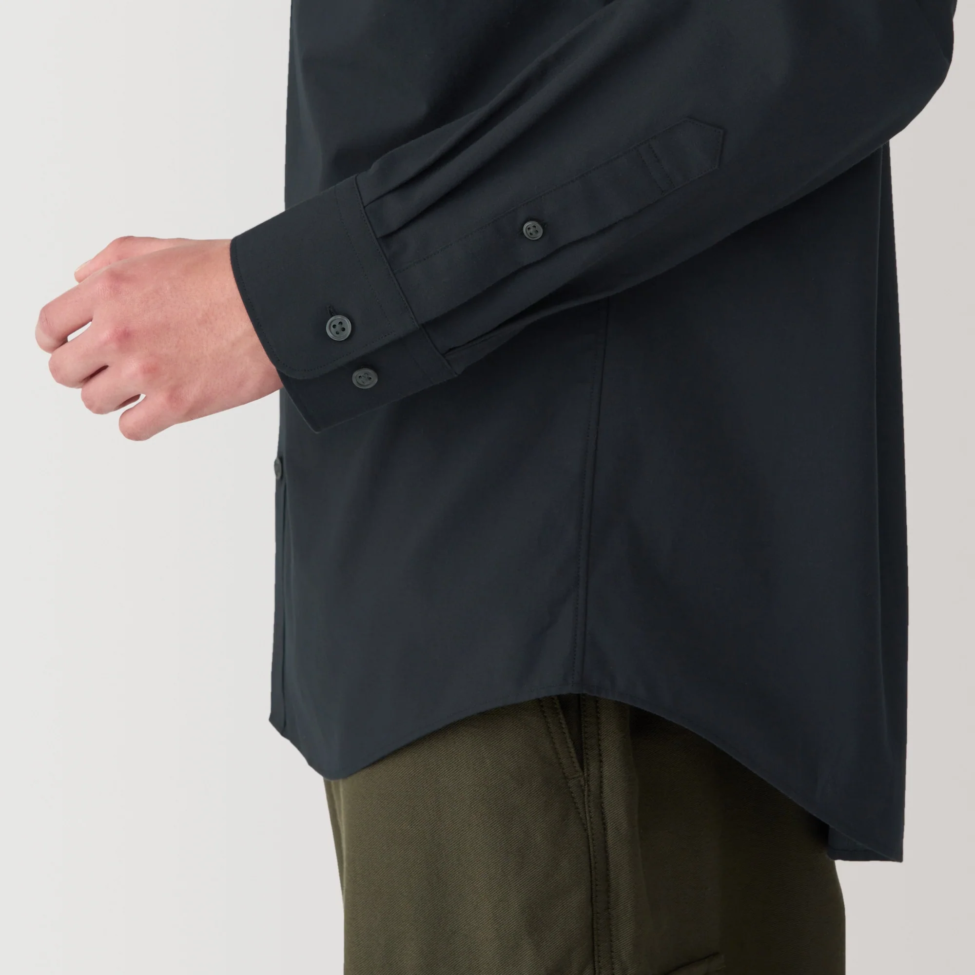 Men's Washed Broadcloth Long Sleeve Shirt - Image 8
